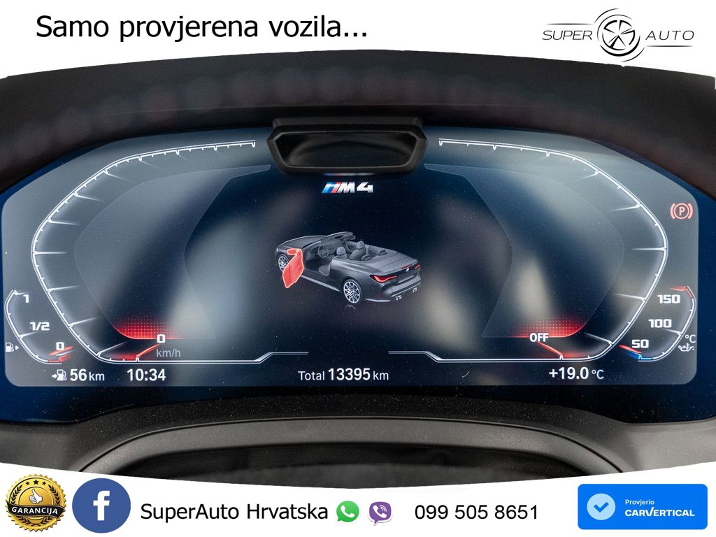 BMW M4 Convertible Competition 3.0 (510 KS) xDrive Steptronic LED+GR SJED+ACC