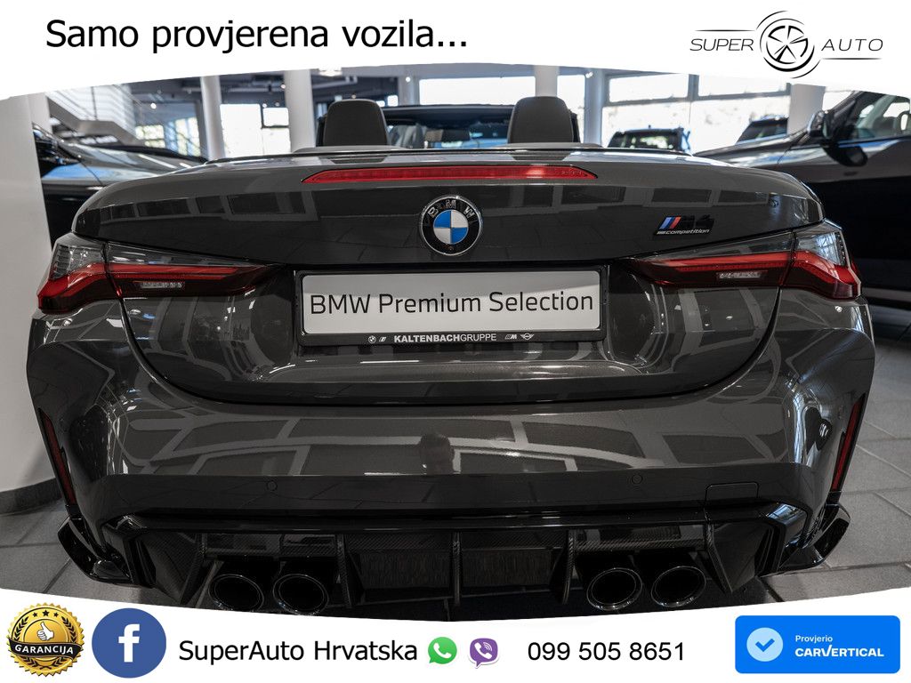BMW M4 Convertible Competition 3.0 (510 KS) xDrive Steptronic LED+GR SJED+ACC