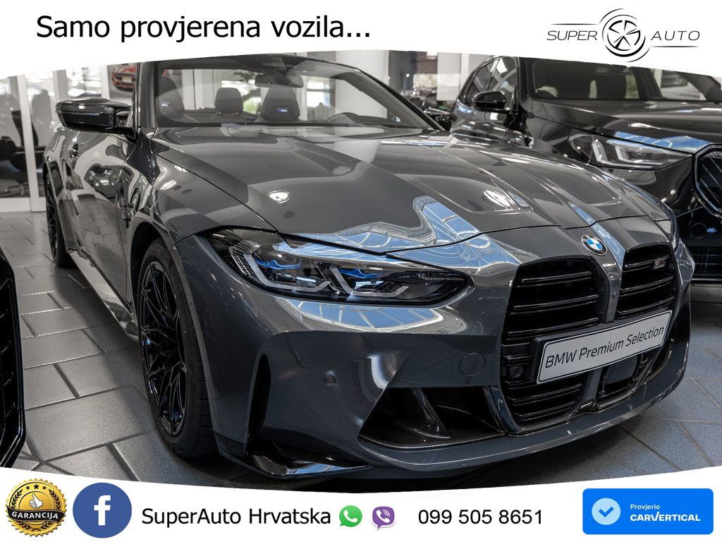 BMW M4 Convertible Competition 3.0 (510 KS) xDrive Steptronic LED+GR SJED+ACC