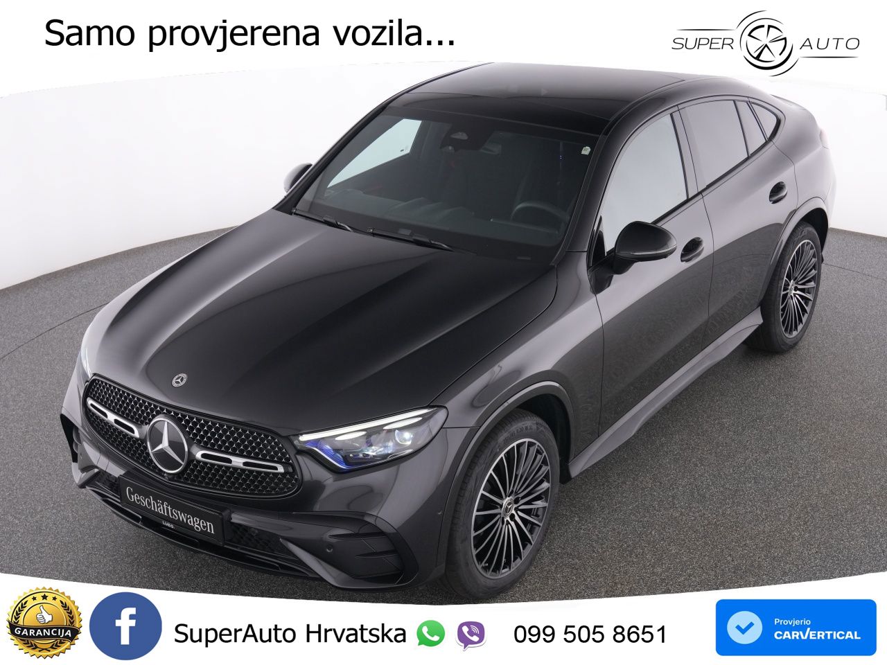 Mercedes GLC Coupe 220d (197 KS) 4MATIC 9G-TRONIC AMG ACC+GR SJED+360+PANO