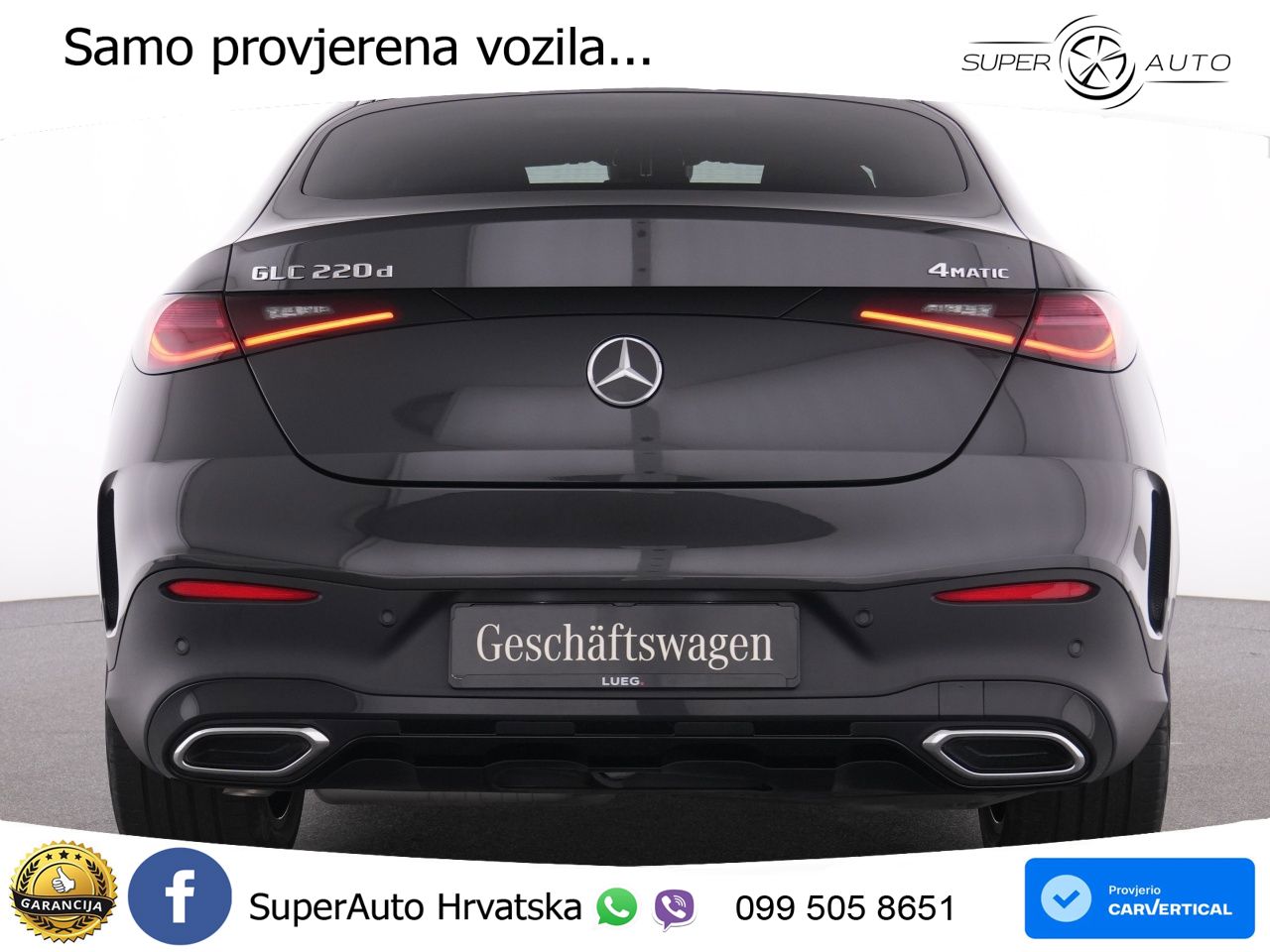 Mercedes GLC Coupe 220d (197 KS) 4MATIC 9G-TRONIC AMG ACC+GR SJED+360+PANO