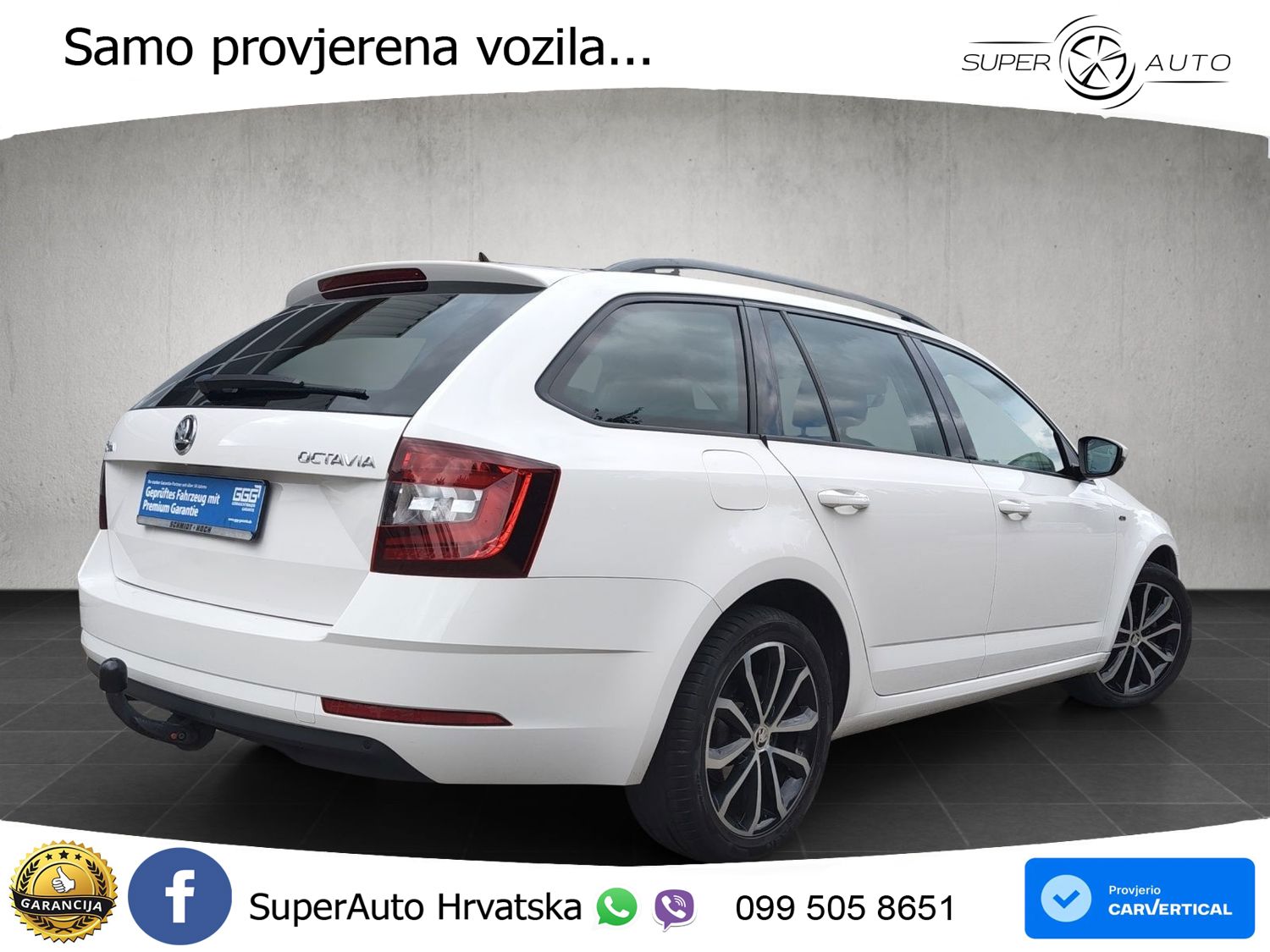 Škoda Octavia Combi 2.0 TDI (150 KS) DSG LED+GR SJED+ACC