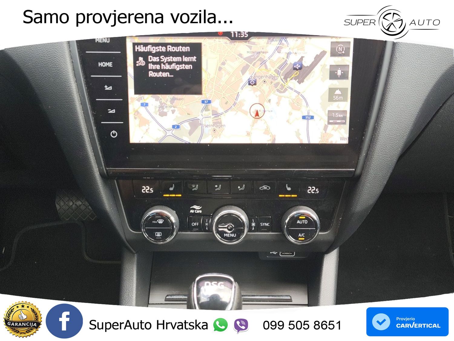 Škoda Octavia Combi 2.0 TDI (150 KS) DSG LED+GR SJED+ACC