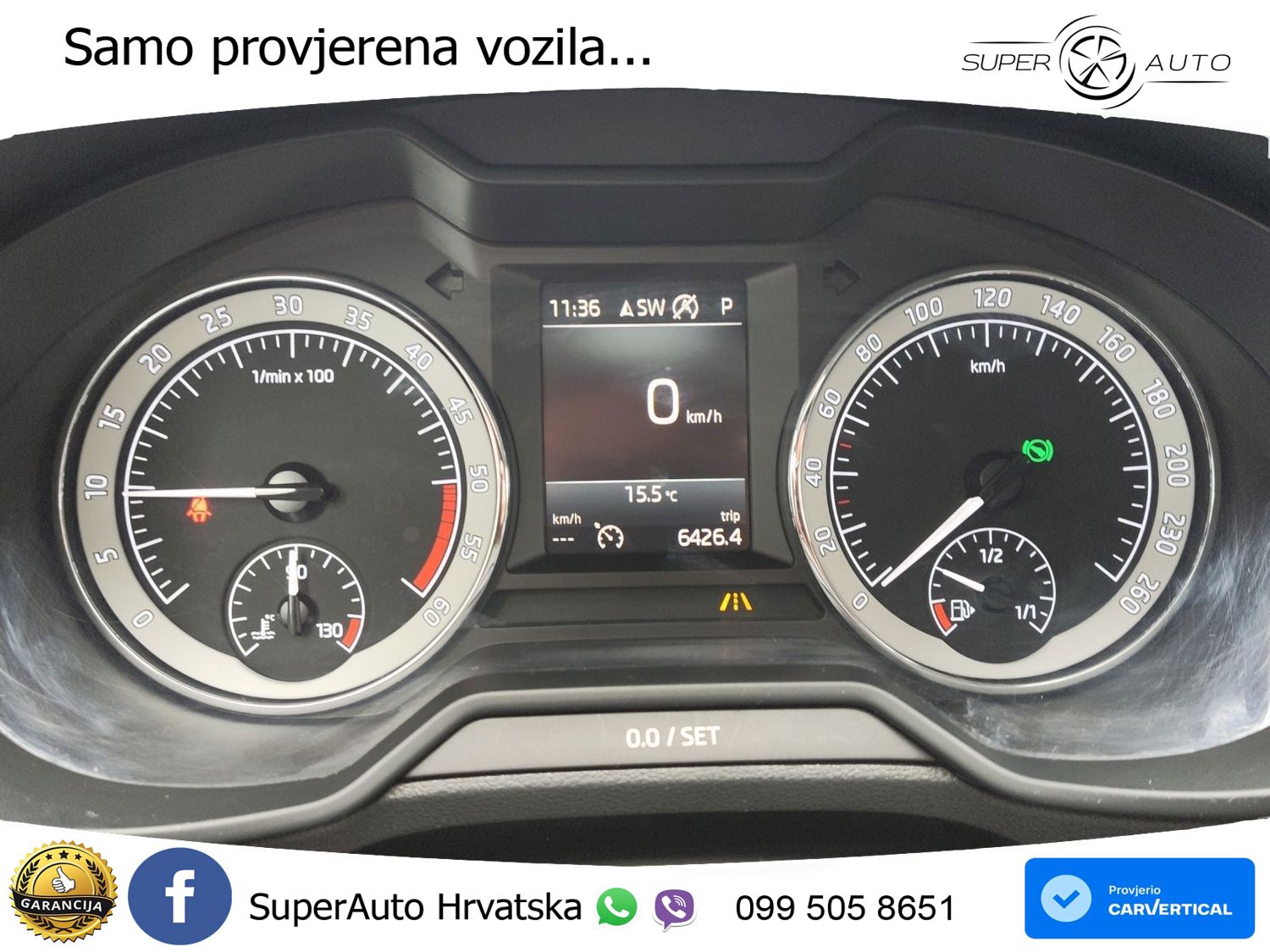 Škoda Octavia Combi 2.0 TDI (150 KS) DSG LED+GR SJED+ACC