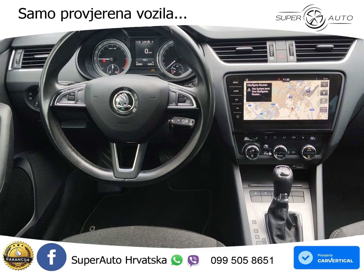 Škoda Octavia Combi 2.0 TDI (150 KS) DSG LED+GR SJED+ACC