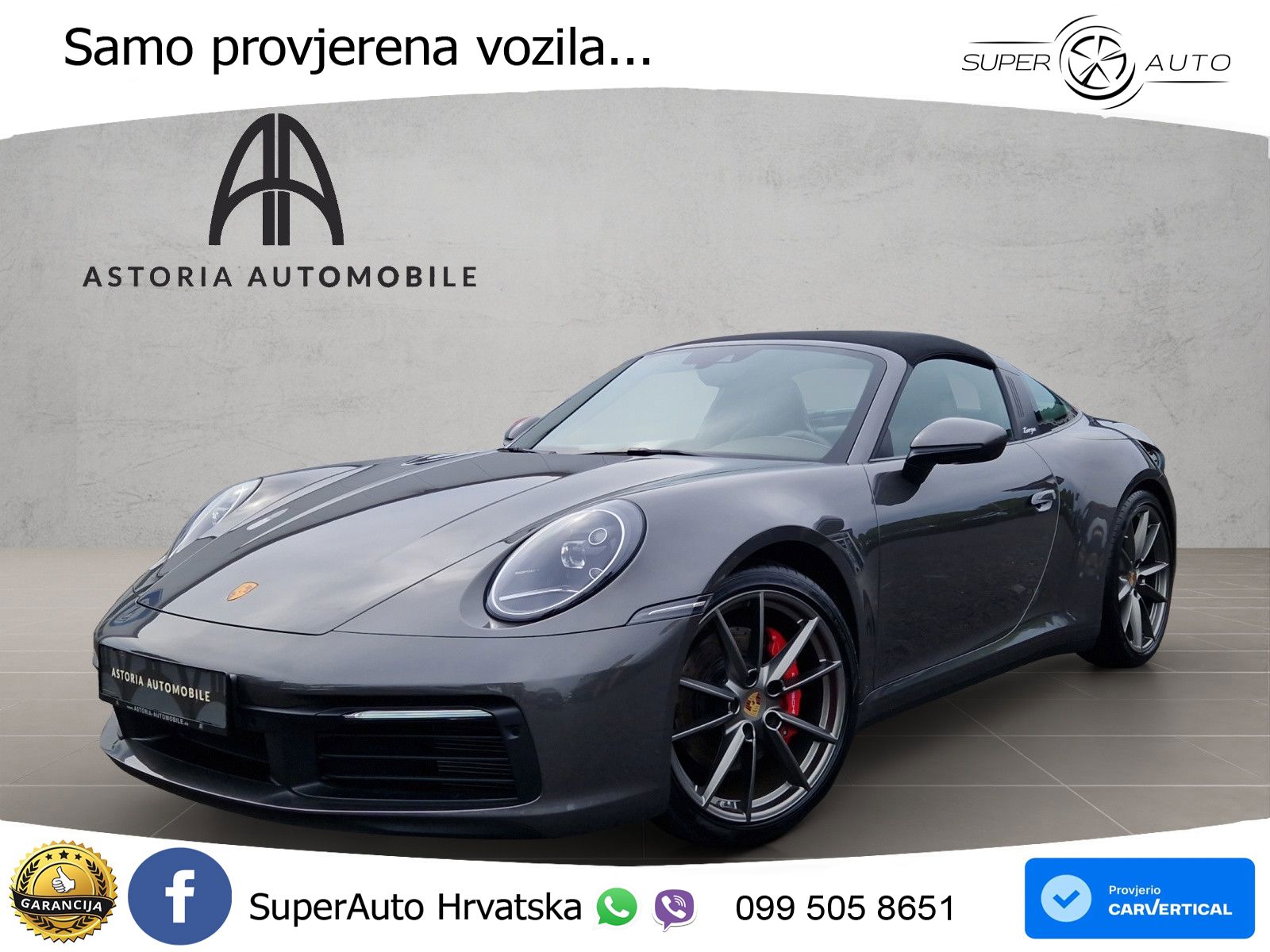 Porsche 911 Targa 4S 3.0 (450 KS) PDK
