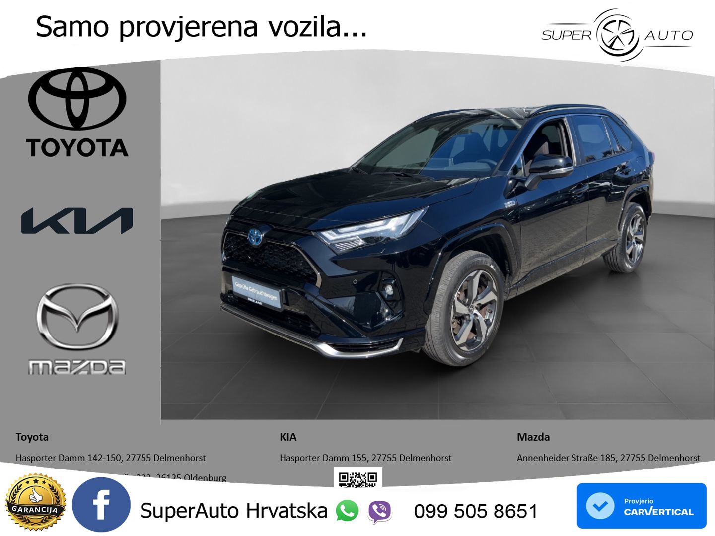 Toyota RAV4 2.5 D-4S (306 KS) Hybrid AWD-i e-CVT LED+GR SJED+ACC