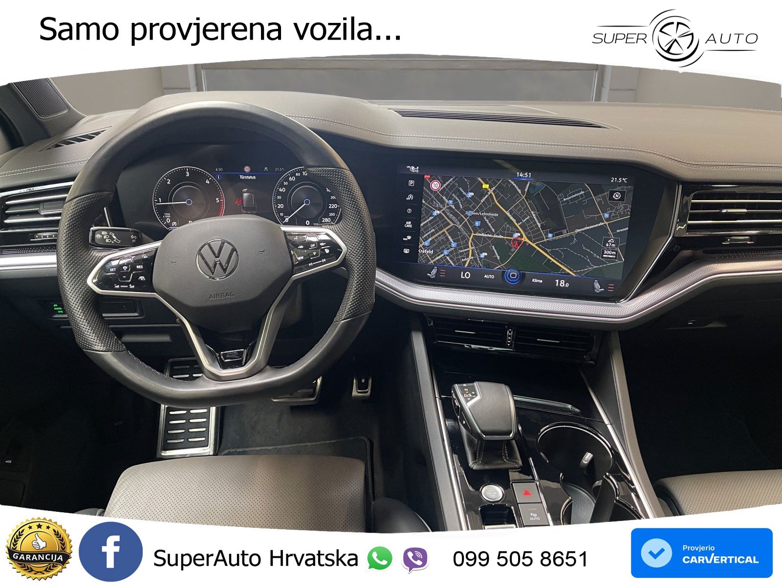 Volkswagen Touareg 3.0 V6 TDI (231 KS) 4MOTION Tiptronic R-Line LED+GR SJED+ACC