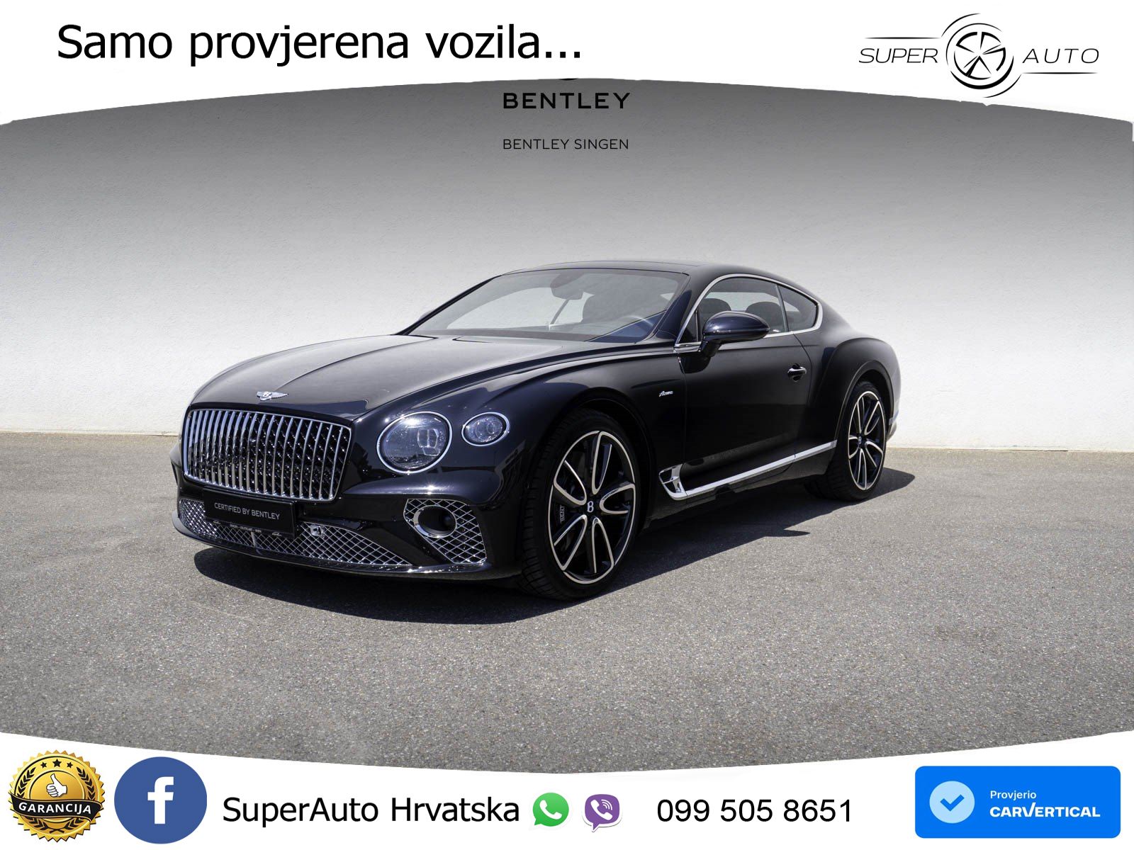Bentley Continental GT III 4.0 V8 (550 KS) AWD Automatic LED+GR SJED+ACC