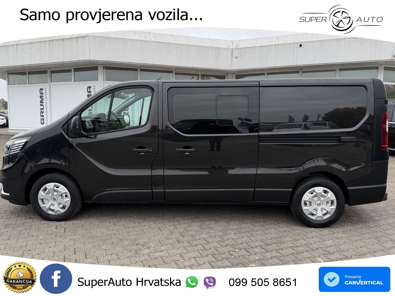 Renault Trafic Komfort DOKA L2H1 3,0t LED+AHK+6-SitzeNSW 150 KS