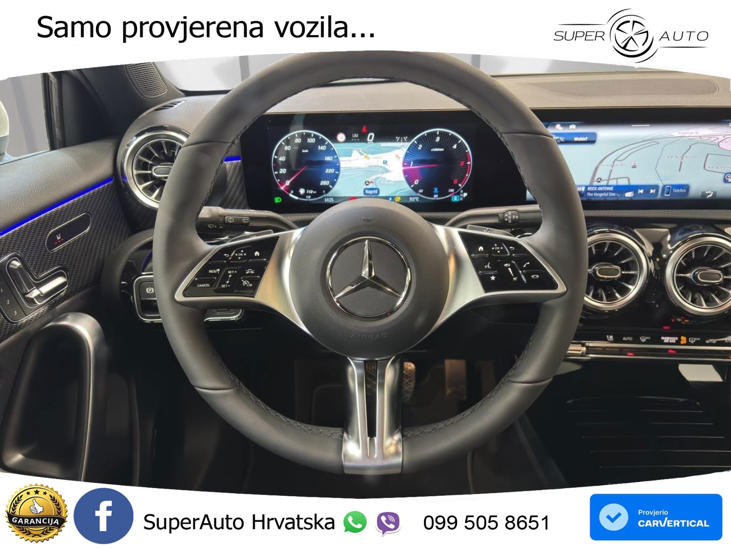 Mercedes-Benz A 180d 8G-DCT ACC+GR SJED+360+PANO