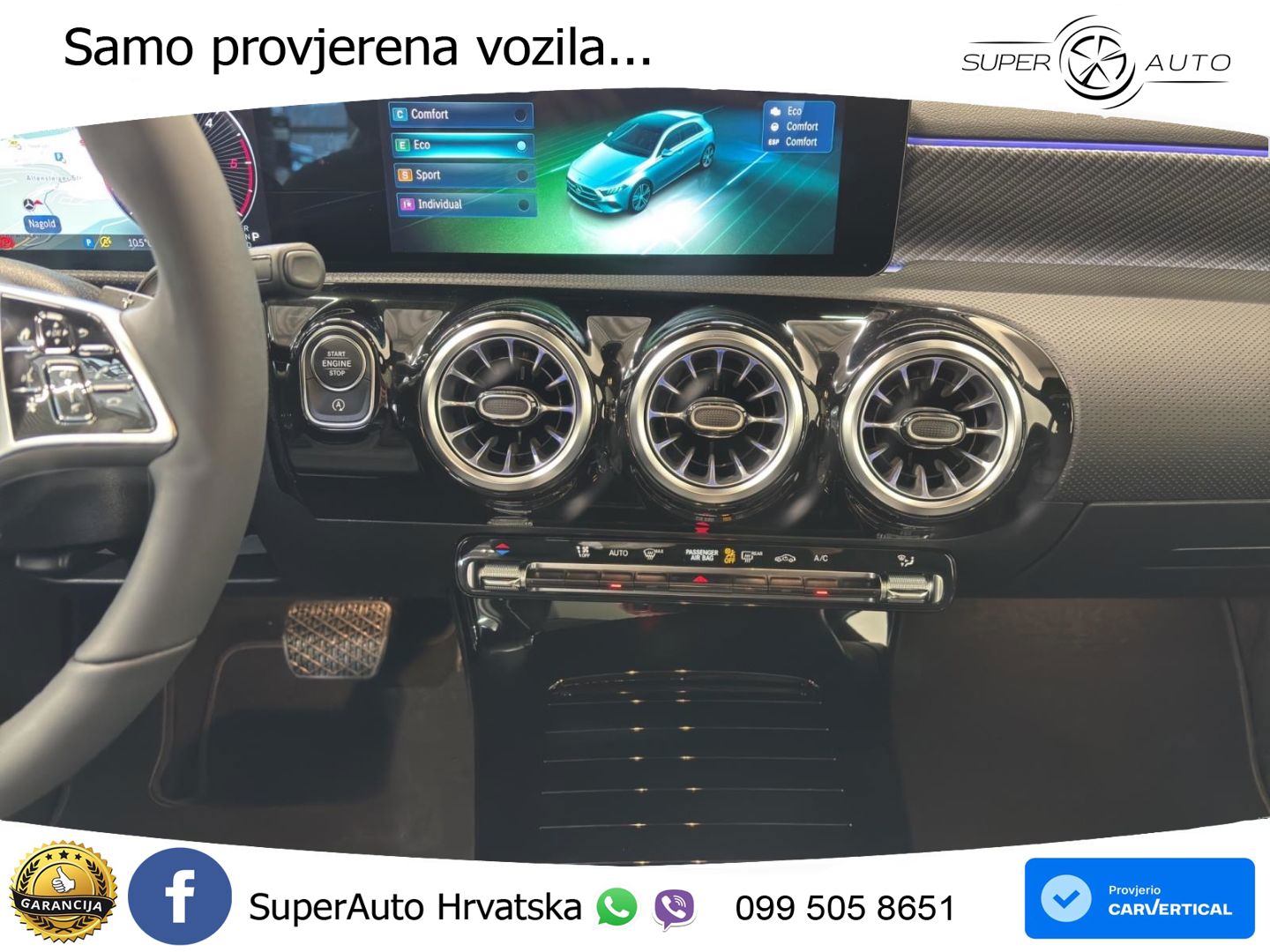 Mercedes-Benz A 180d 8G-DCT ACC+GR SJED+360+PANO