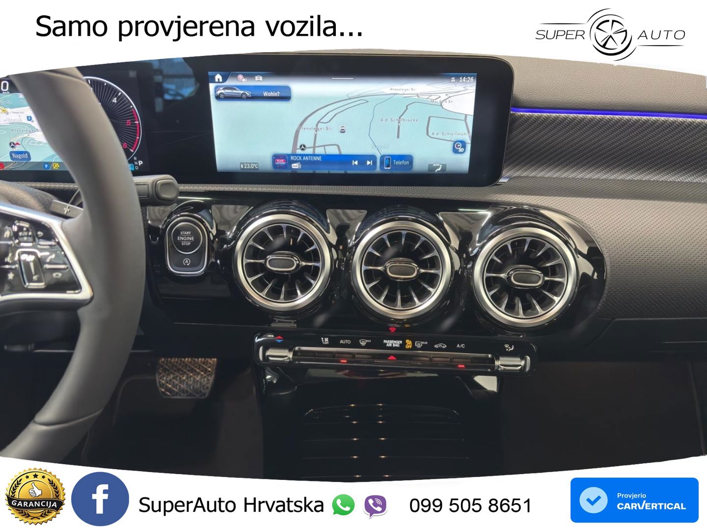 Mercedes-Benz A 180d 8G-DCT ACC+GR SJED+360+PANO