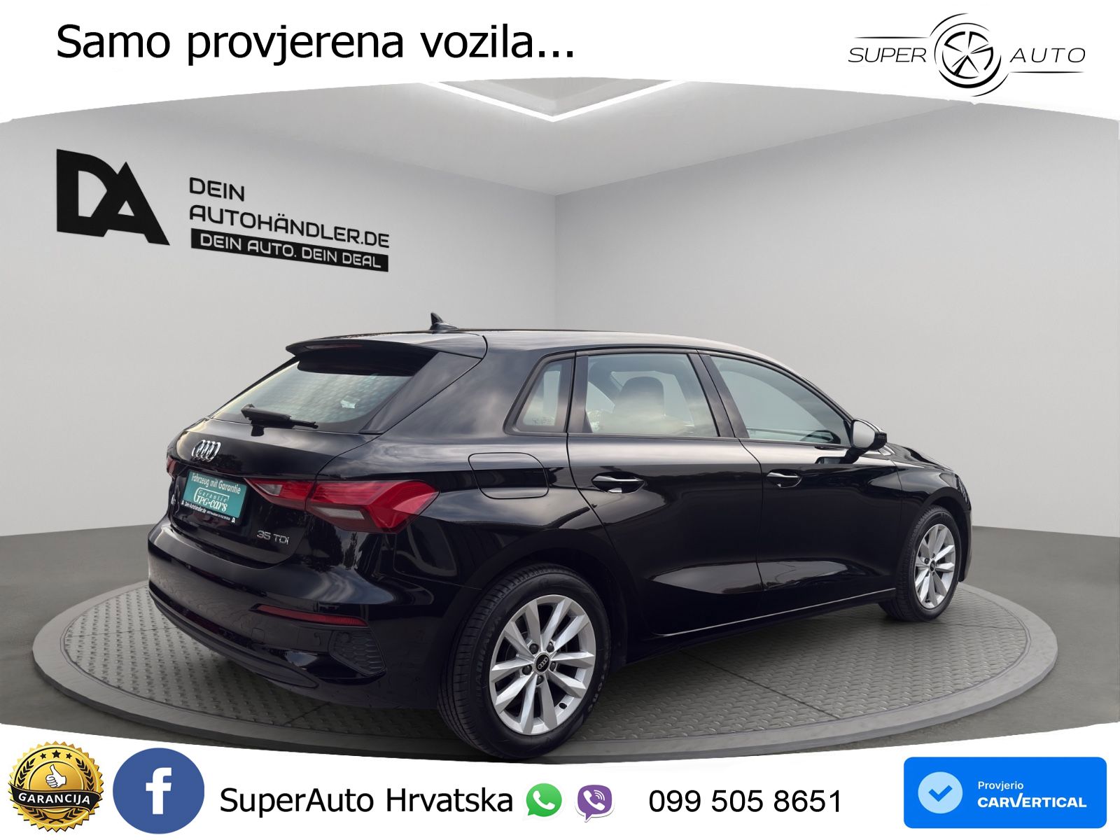Audi A3 35 TDI (150 KS) S tronic LED+GR SJED+ACC