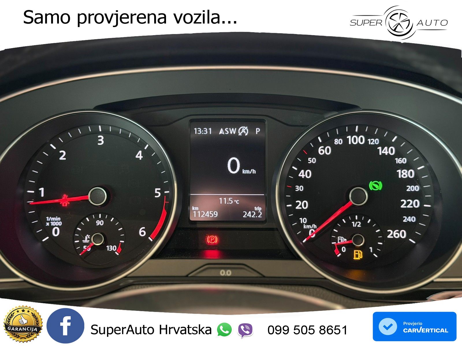 Volkswagen Passat Variant 2.0 TDI (190 KS) DSG LED+GR SJED+ACC