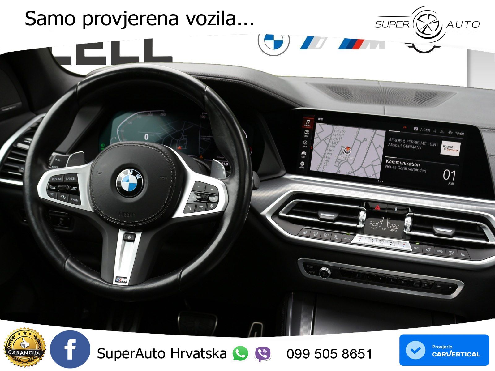 BMW X5 30d (286 KS) xDrive Steptronic M Sport LED+GR SJED+ACC