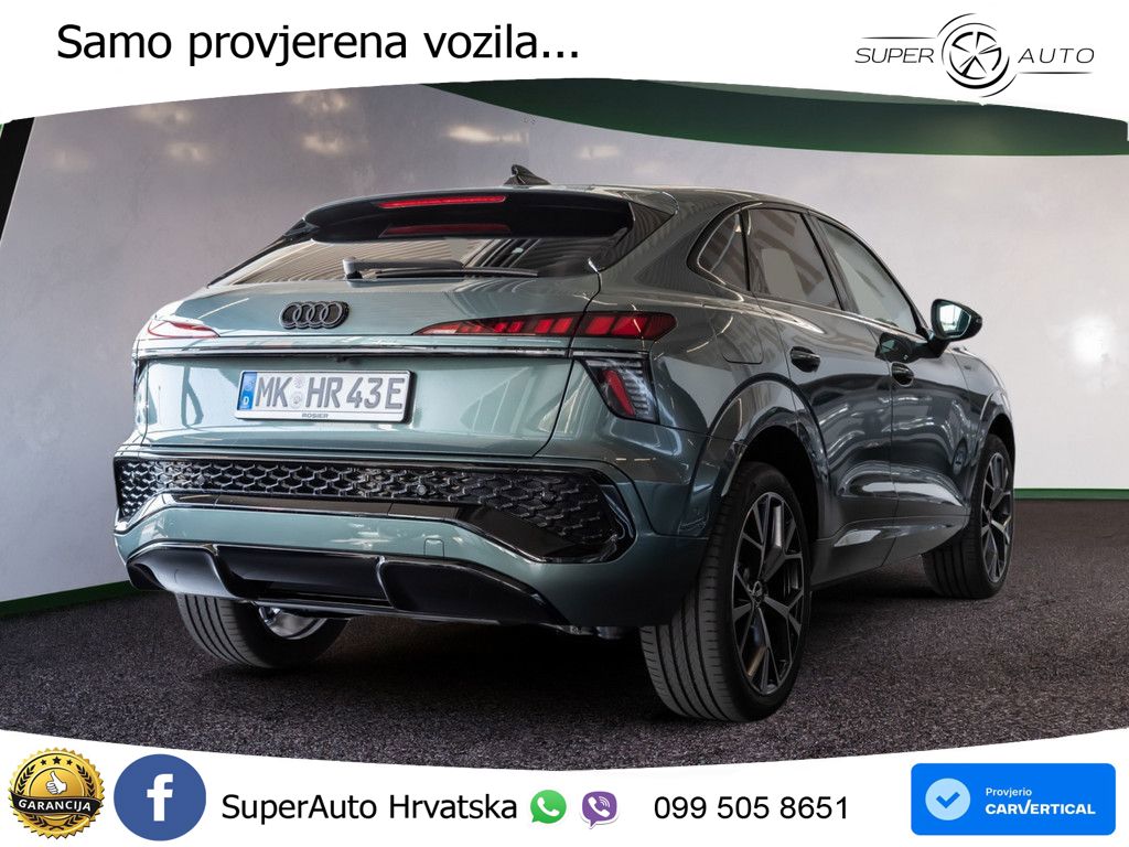 Audi Q3 Sportback 1.5 TFSIe (272 KS) S tronic S line LED+GR SJED+ACC