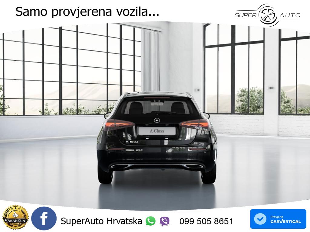 Mercedes-Benz A 180d 8G-DCT ACC+GR SJED+360+PANO