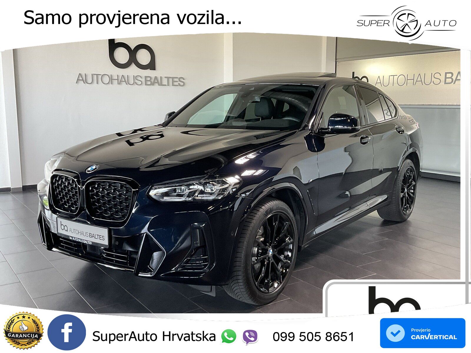 BMW X4 20d (190 KS) xDrive Steptronic M Sport LED+GR SJED+ACC