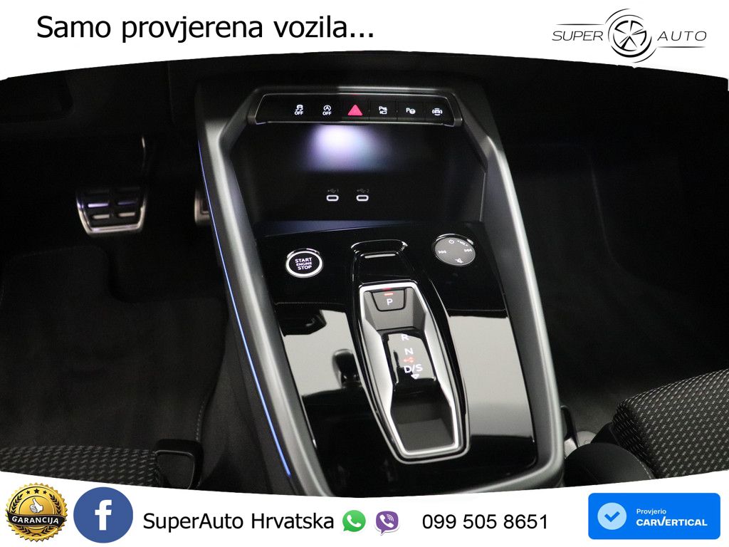 Audi A3 Sportback 30 TFSI (116 KS) Mild Hybrid S tronic advanced LED+GR SJED+ACC