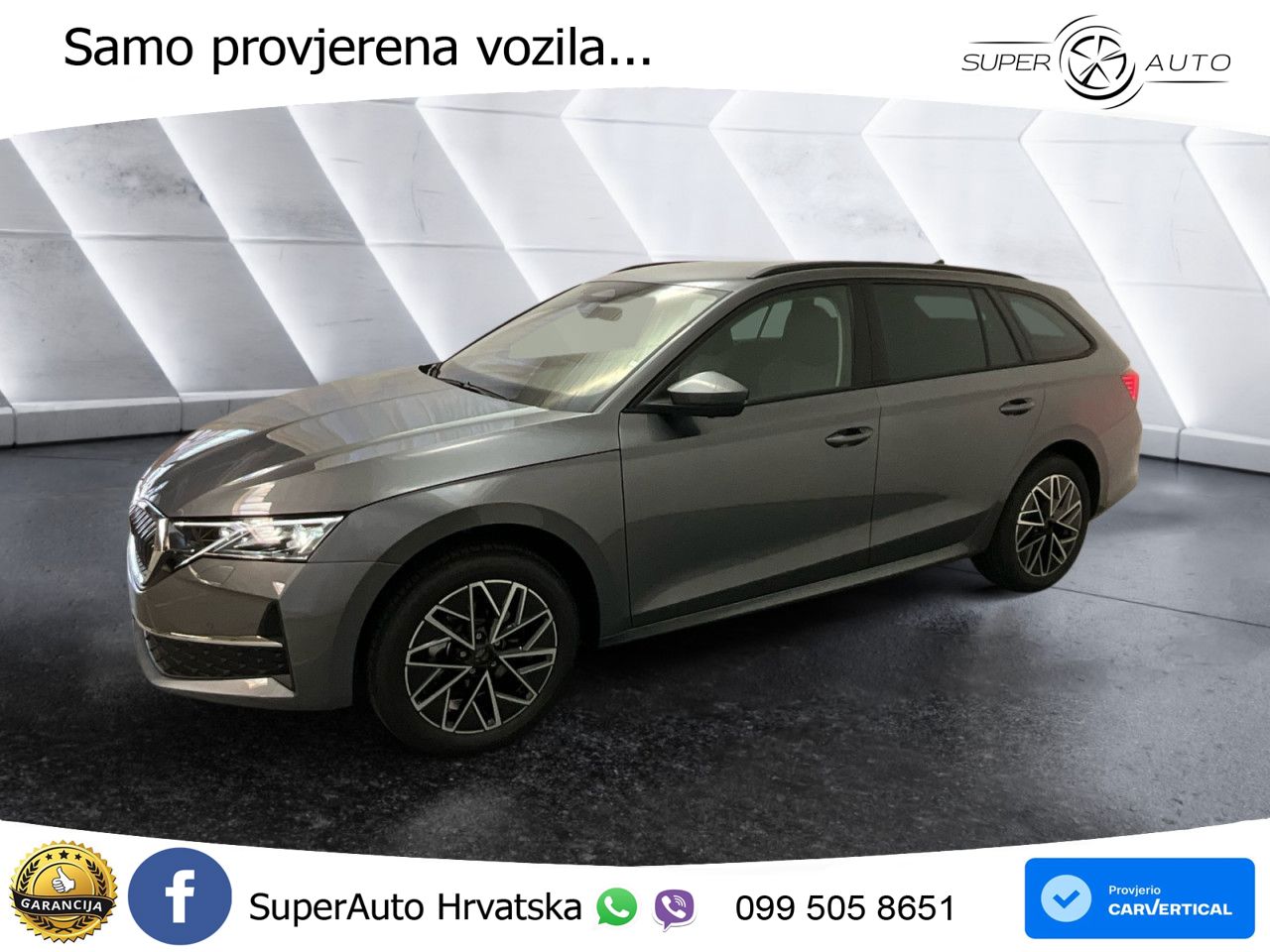 Škoda Octavia Combi 2.0 TDI (150 KS) DSG MATRIX+GR SJED+KAM