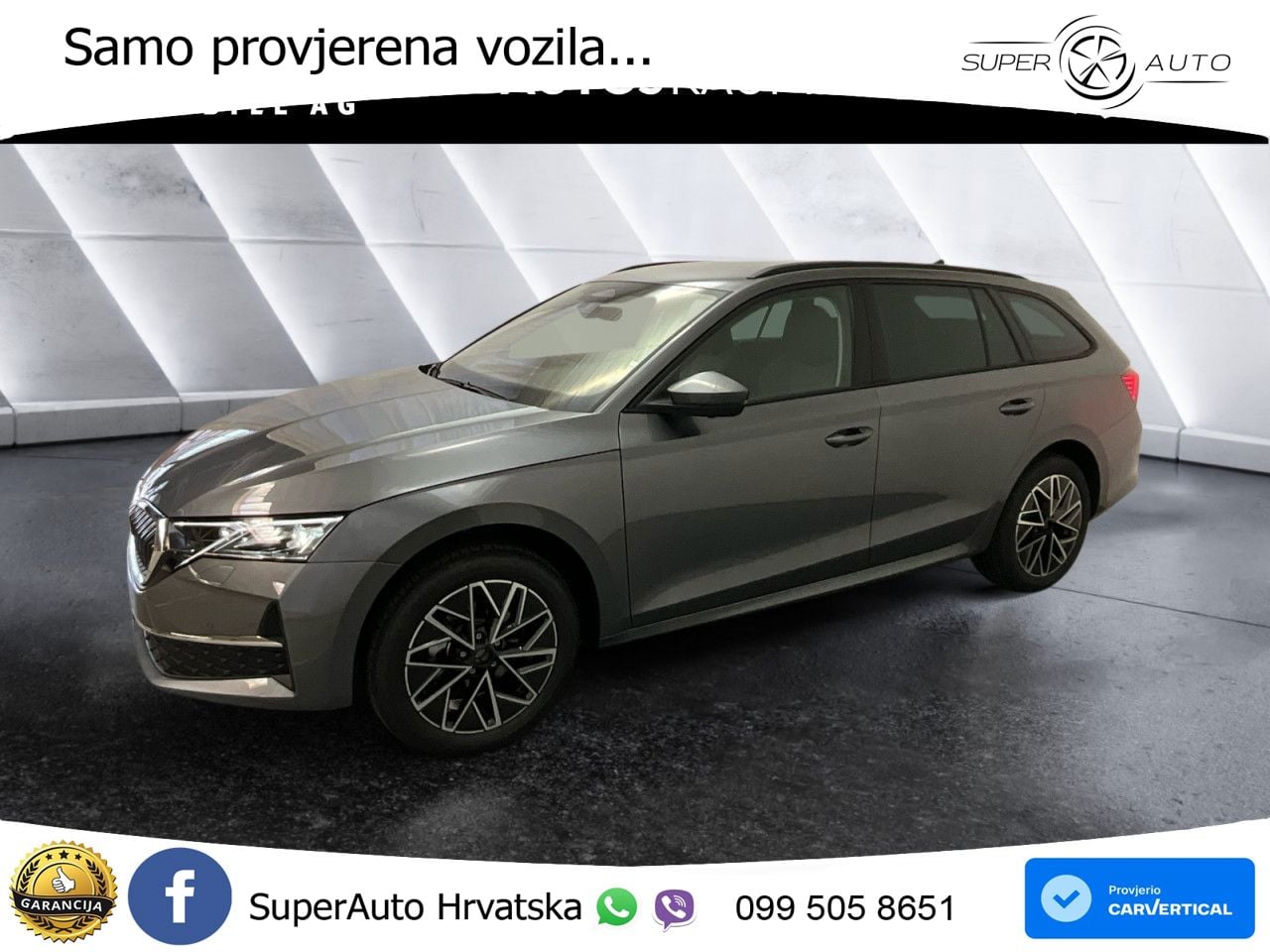 Škoda Octavia Combi 2.0 TDI (150 KS) DSG MATRIX+GR SJED+KAM