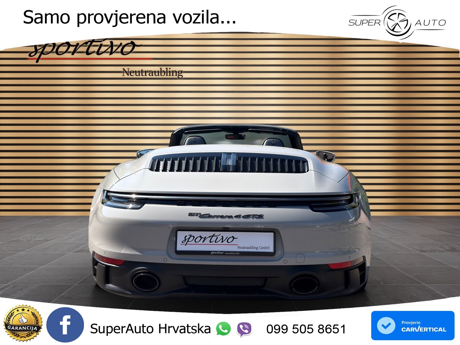 Porsche 911 Carrera 4 GTS Cabriolet 3.0 (480 KS) PDK LED+GR SJED+ACC