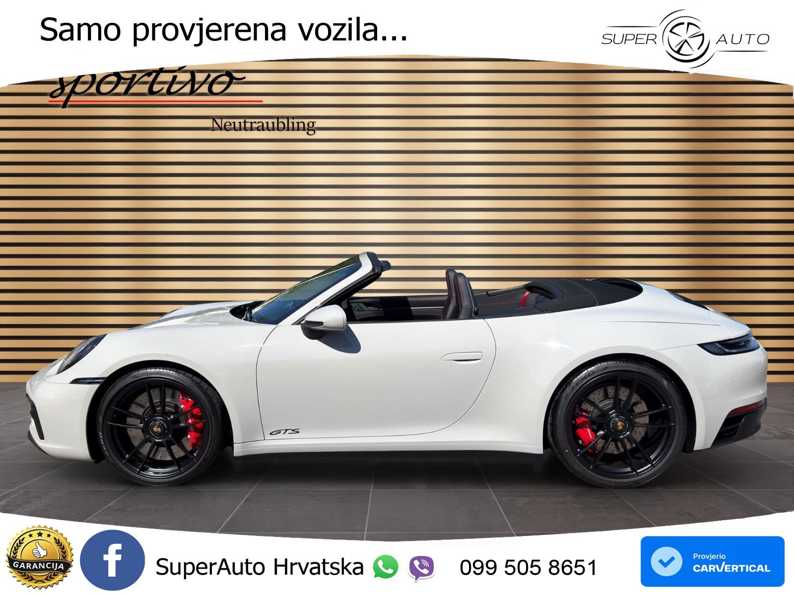 Porsche 911 Carrera 4 GTS Cabriolet 3.0 (480 KS) PDK LED+GR SJED+ACC