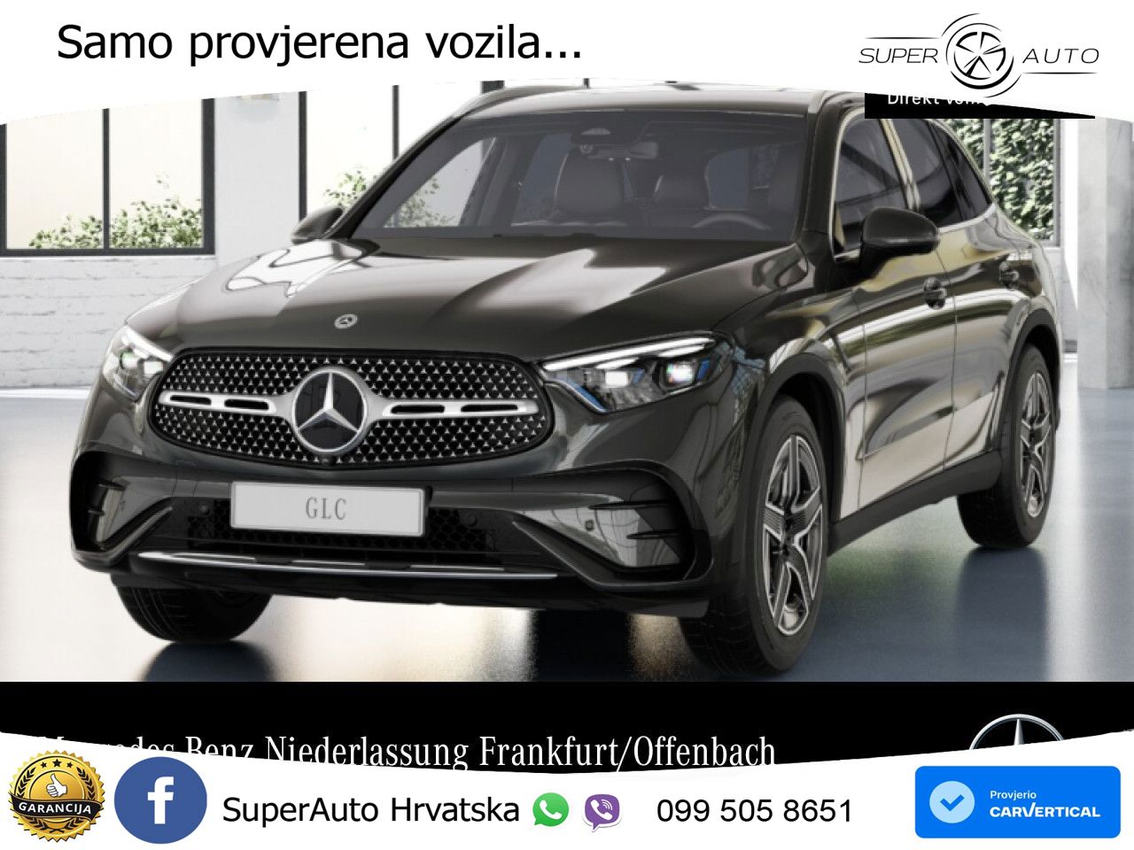 Mercedes GLC 220d (197 KS) 4MATIC 9G-TRONIC AMG LED+GR SJED+ACC