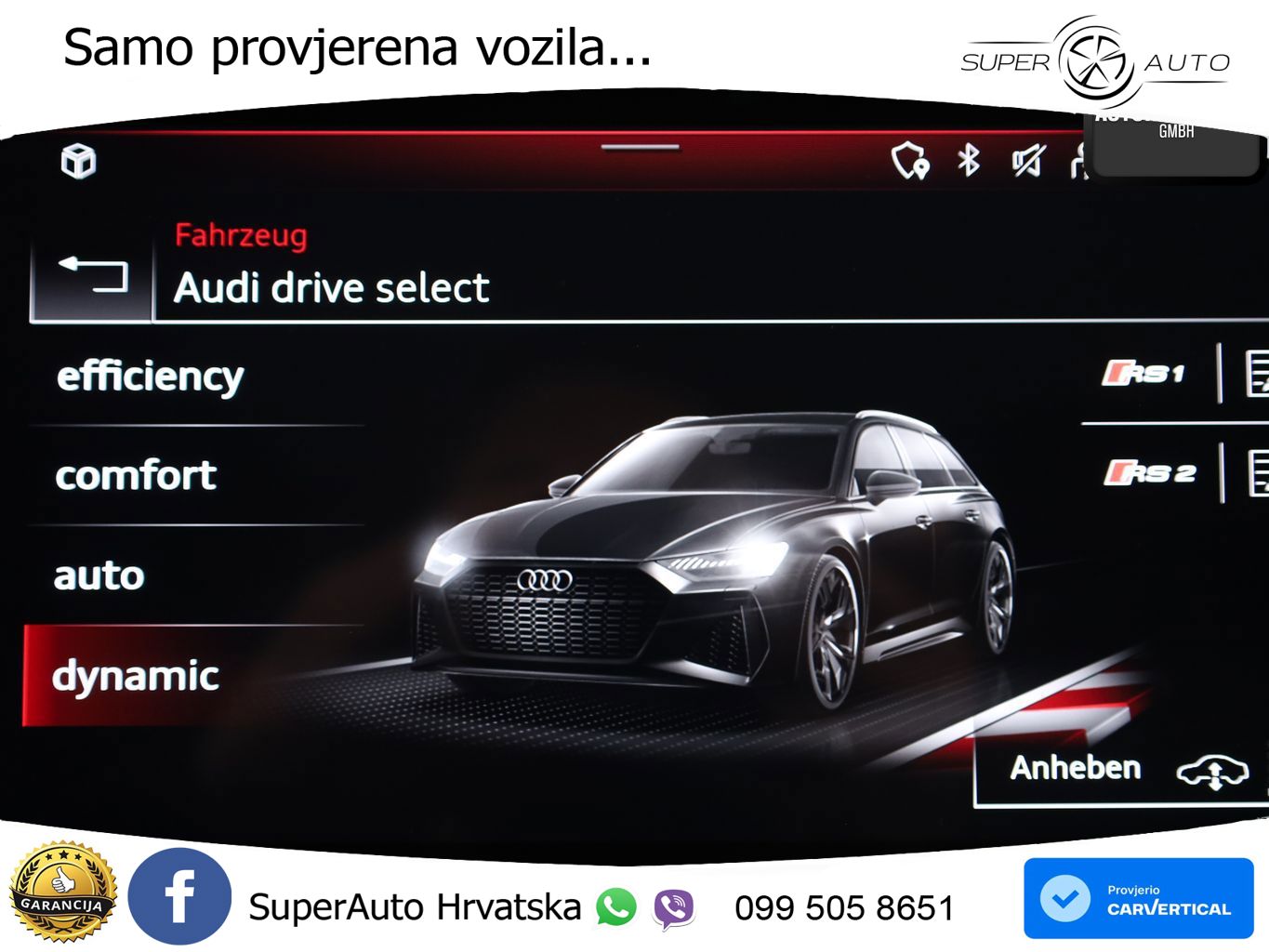 Audi RS6 Avant 4.0 TFSI V8 performance (630 KS)  quattro tiptronic LED+GR SJED+ACC