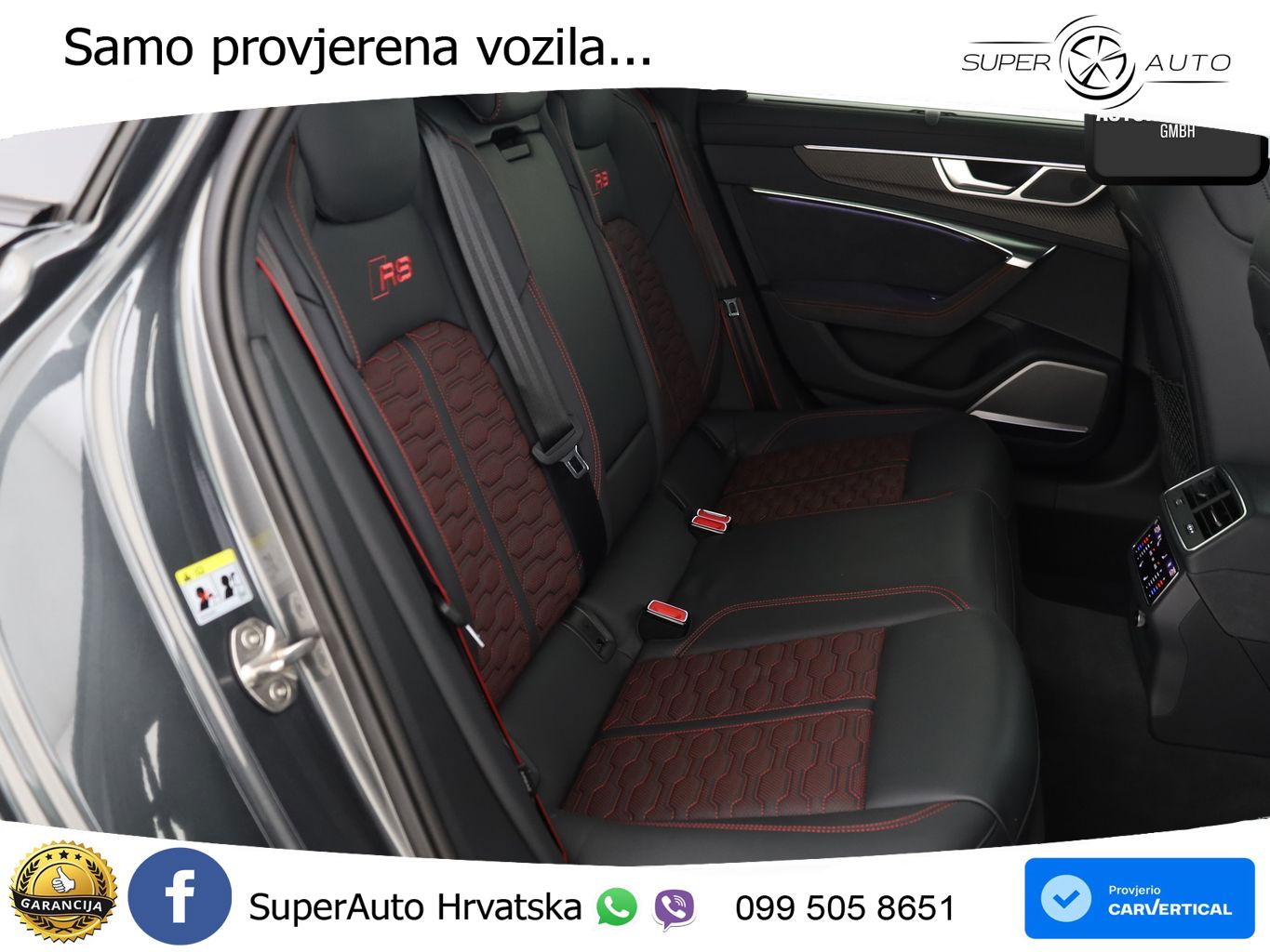 Audi RS6 Avant 4.0 TFSI V8 performance (630 KS)  quattro tiptronic LED+GR SJED+ACC