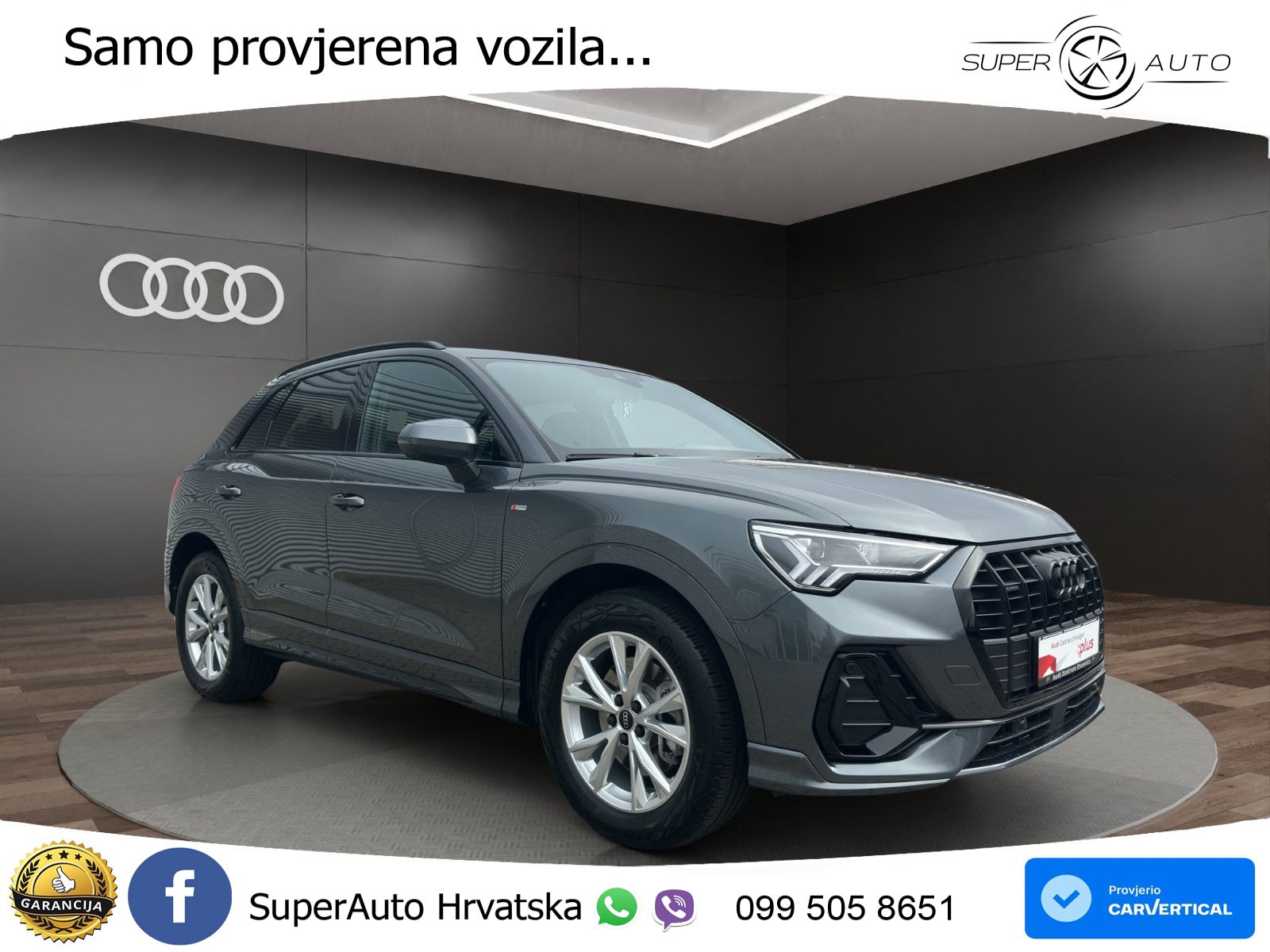 Audi Q3 40 TFSI (190 KS) quattro S tronic S line LED+GR SJED+ACC