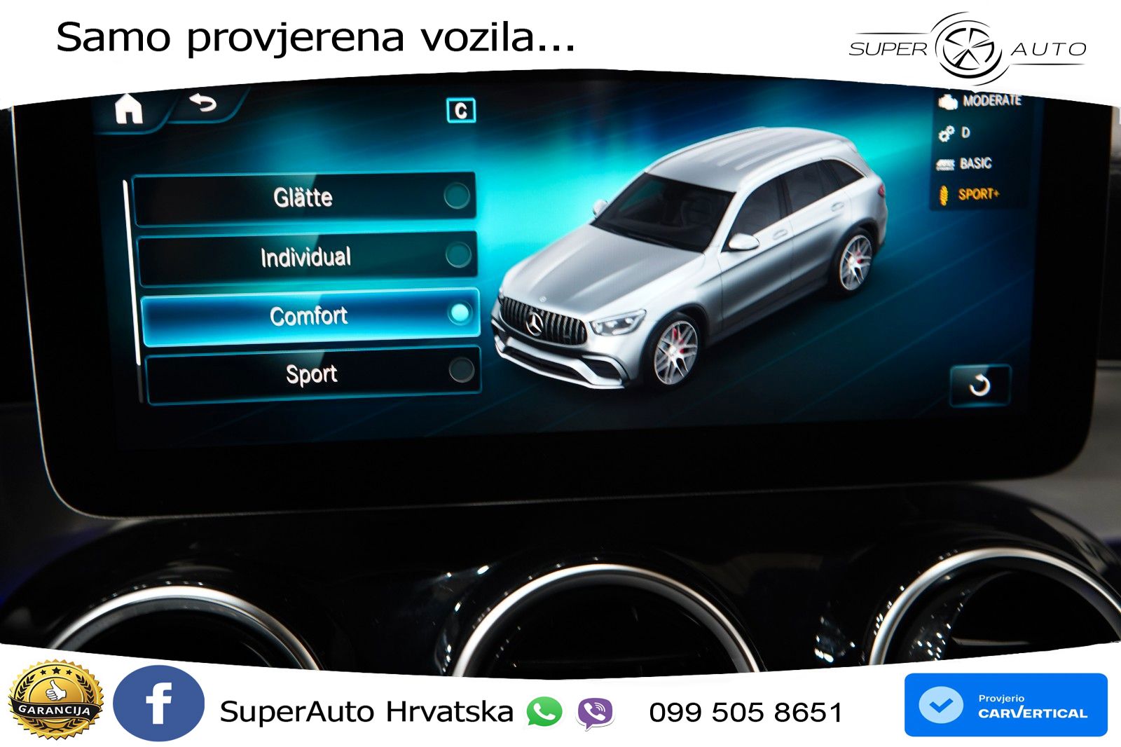 Mercedes AMG GLC 63 V8 (476 KS) 4MATIC+ MCT LED+GR SJED+ACC