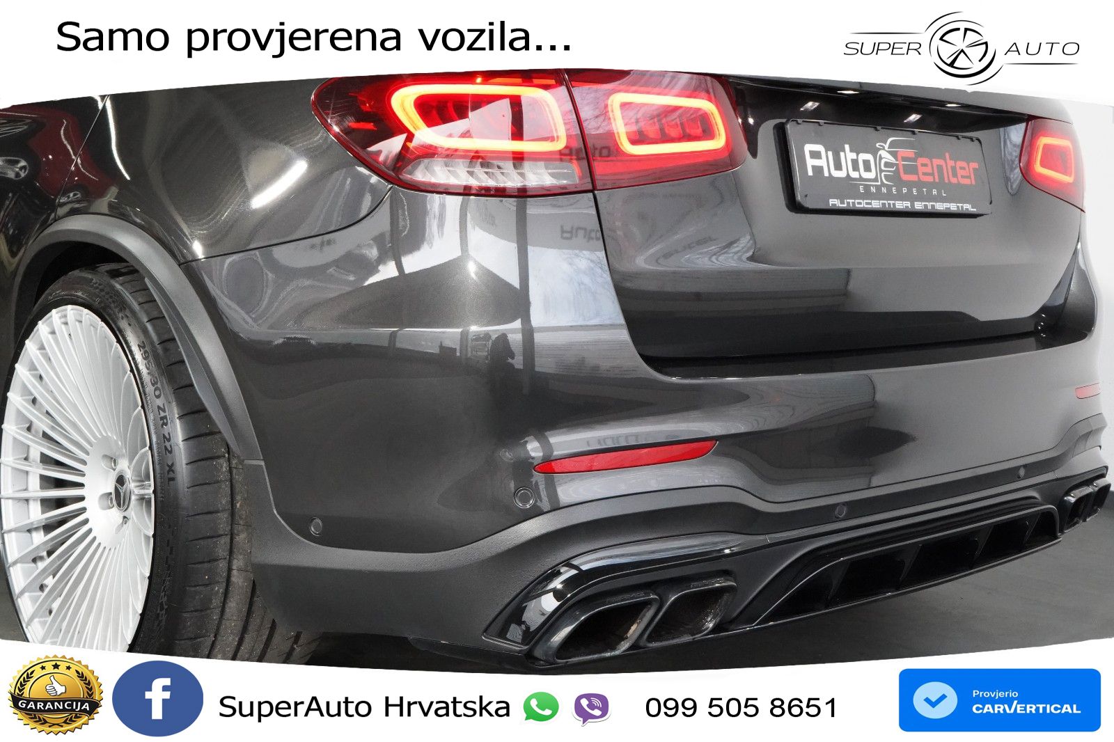 Mercedes AMG GLC 63 V8 (476 KS) 4MATIC+ MCT LED+GR SJED+ACC