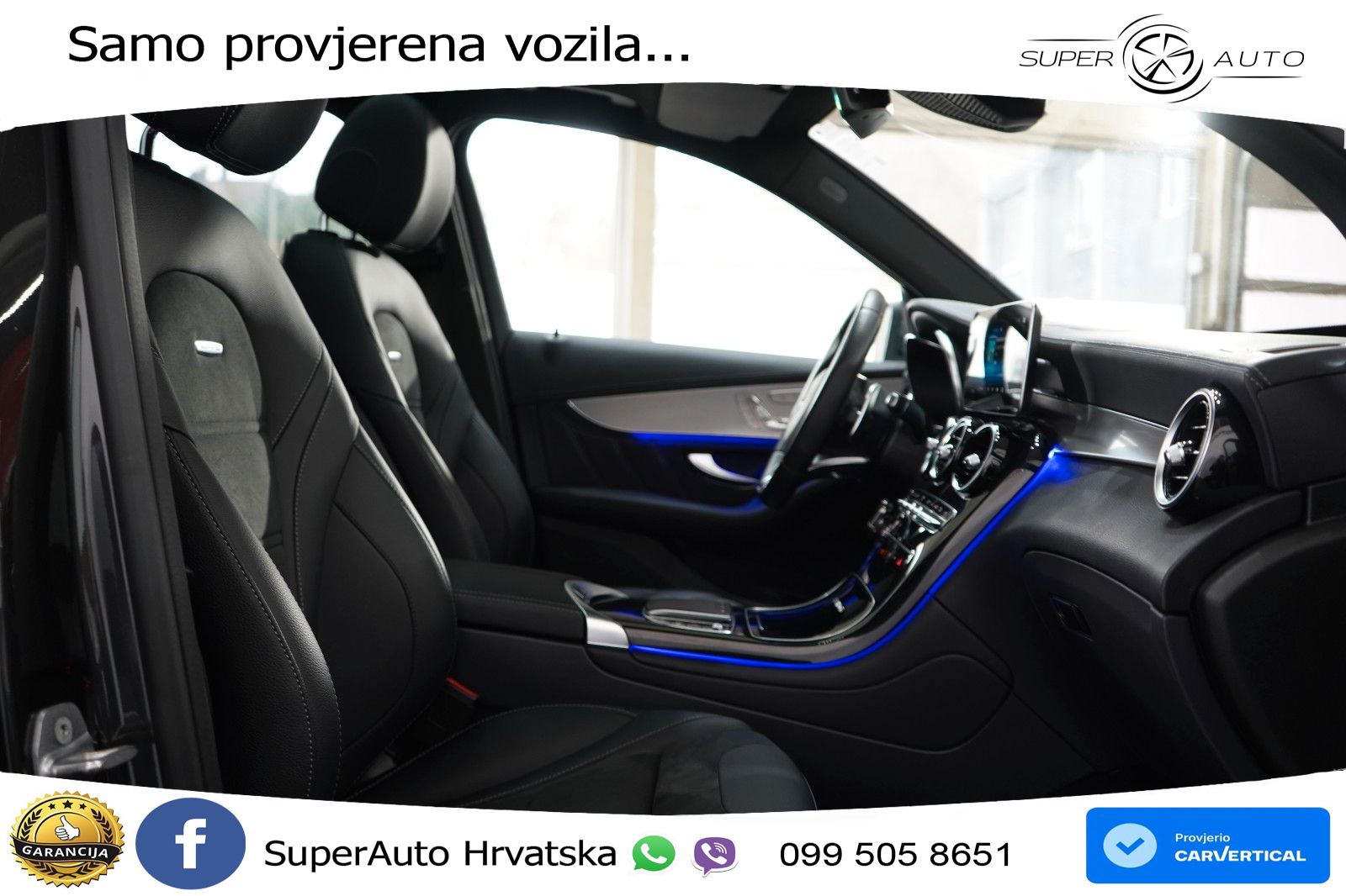 Mercedes AMG GLC 63 V8 (476 KS) 4MATIC+ MCT LED+GR SJED+ACC