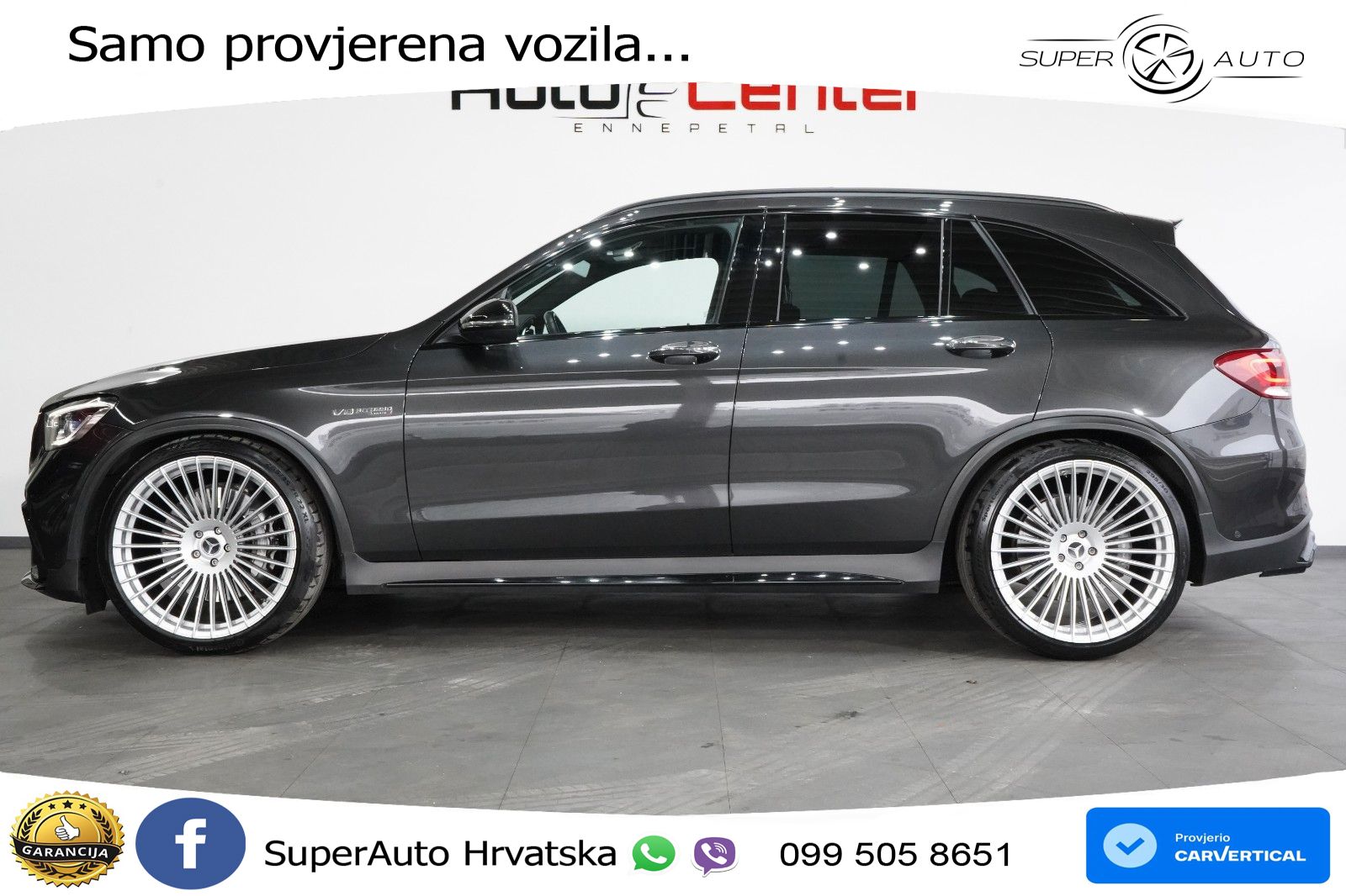 Mercedes AMG GLC 63 V8 (476 KS) 4MATIC+ MCT LED+GR SJED+ACC
