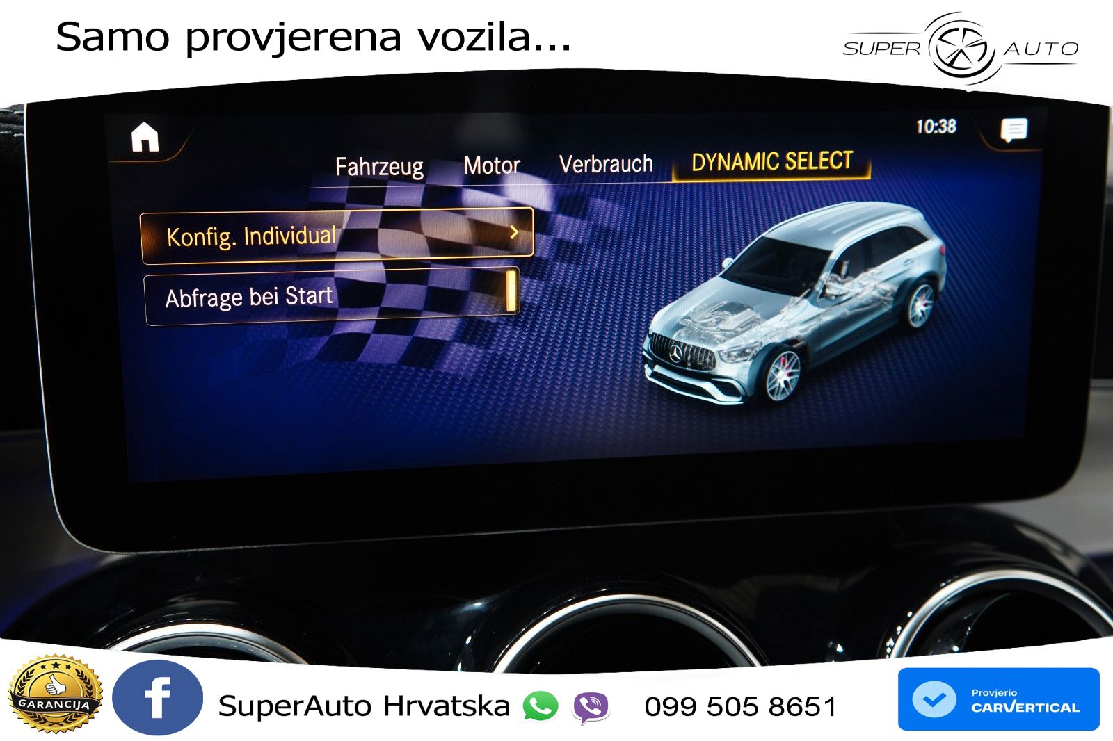 Mercedes AMG GLC 63 V8 (476 KS) 4MATIC+ MCT LED+GR SJED+ACC