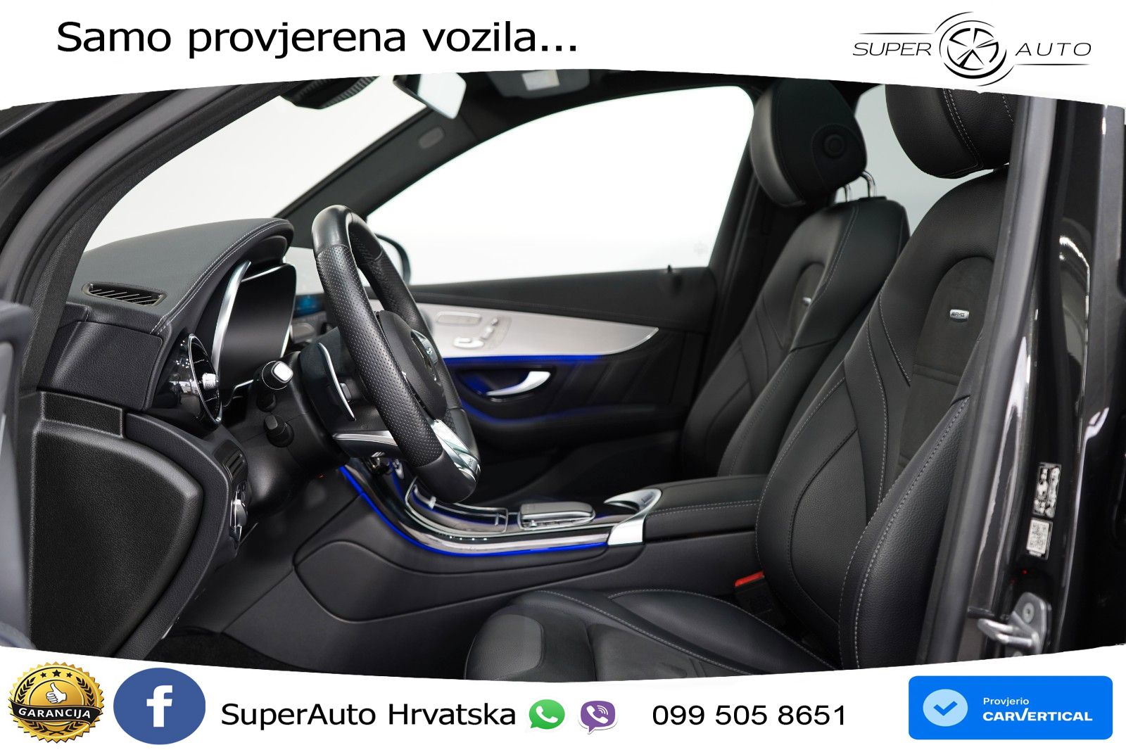 Mercedes AMG GLC 63 V8 (476 KS) 4MATIC+ MCT LED+GR SJED+ACC