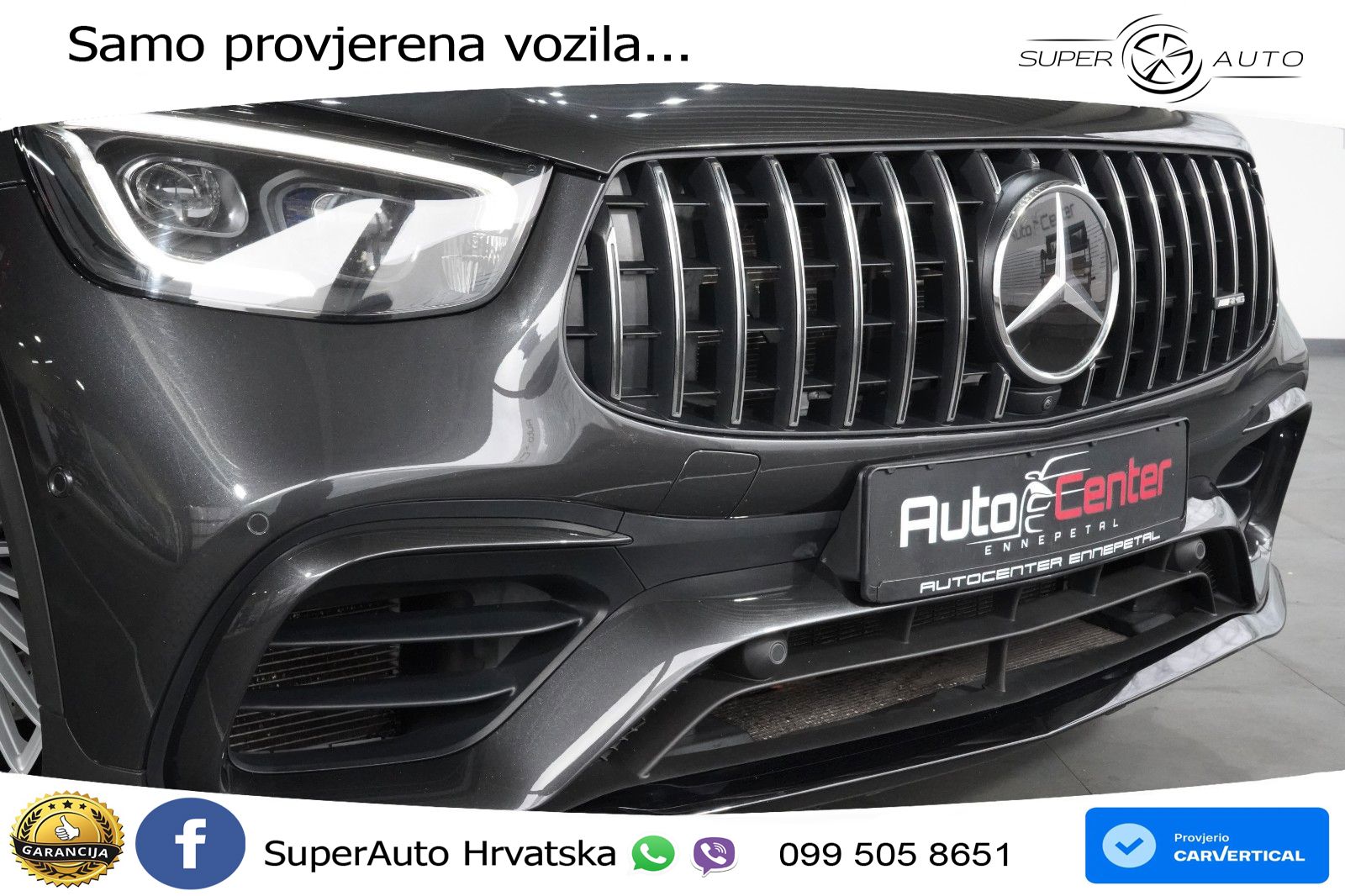 Mercedes AMG GLC 63 V8 (476 KS) 4MATIC+ MCT LED+GR SJED+ACC
