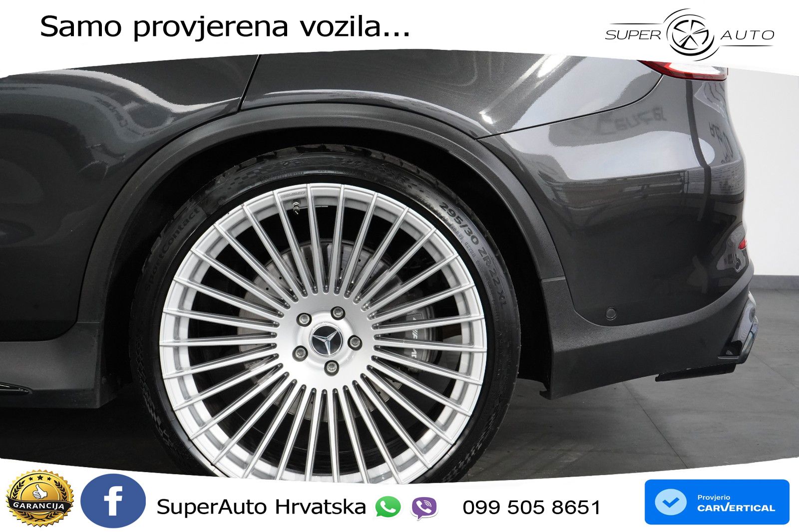 Mercedes AMG GLC 63 V8 (476 KS) 4MATIC+ MCT LED+GR SJED+ACC
