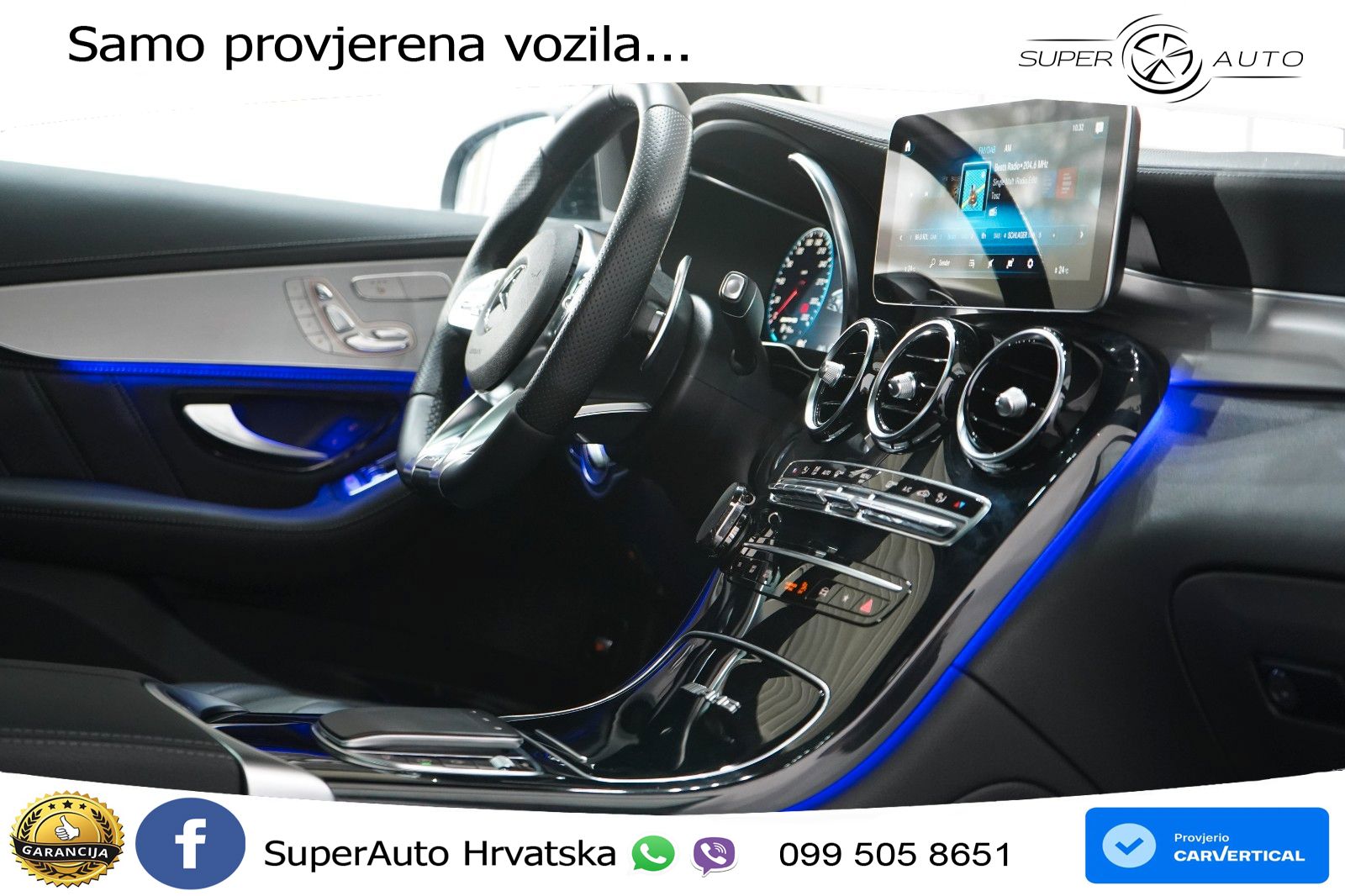 Mercedes AMG GLC 63 V8 (476 KS) 4MATIC+ MCT LED+GR SJED+ACC