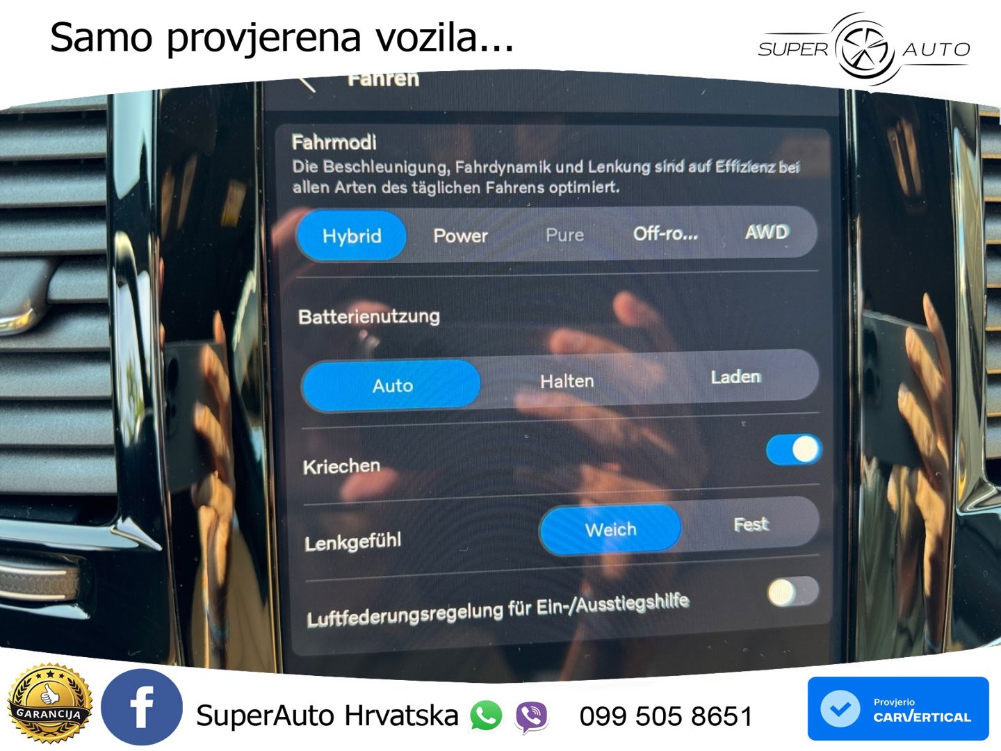 Volvo XC90 2.0 T8 AWD Automatic ZRAČNI+ACC+4xGR SJED+KAM