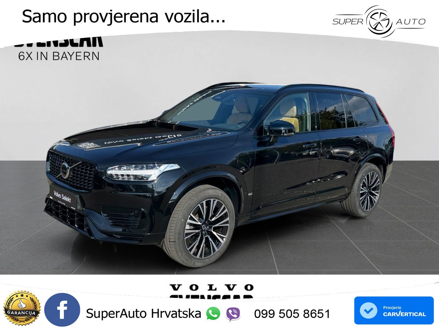 Volvo XC90 2.0 T8 AWD Automatic ZRAČNI+ACC+4xGR SJED+KAM