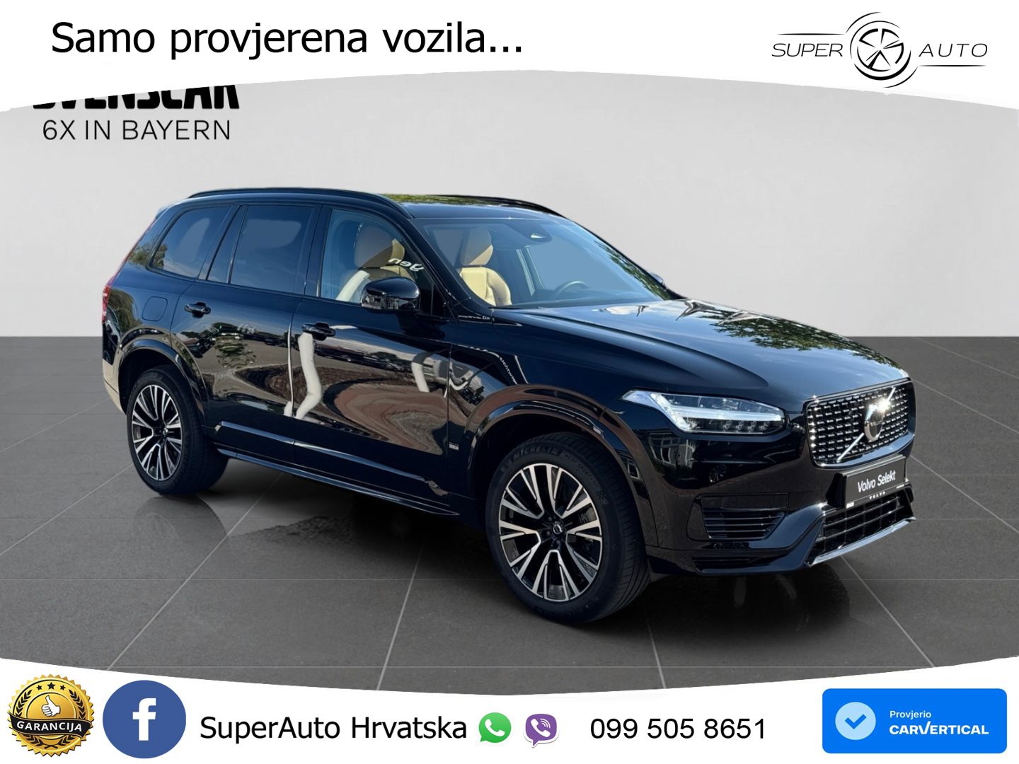 Volvo XC90 2.0 T8 AWD Automatic ZRAČNI+ACC+4xGR SJED+KAM