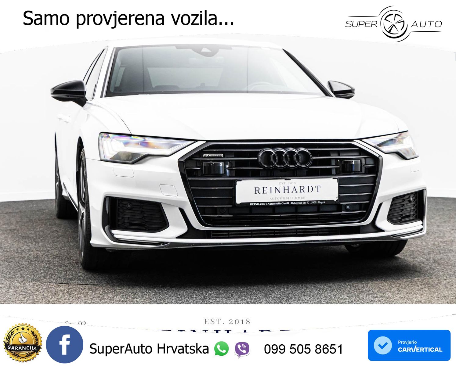 Audi A6 55 TFSIe (367 KS) quattro ultra S tronic 2x S line MATRIX+GR SJED+KAM