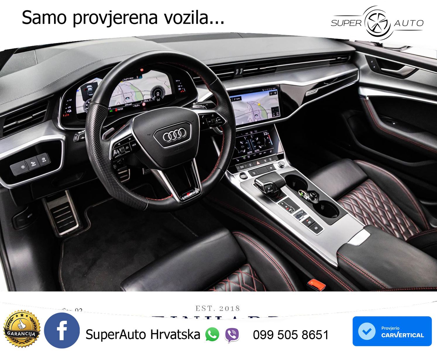 Audi A6 55 TFSIe (367 KS) quattro ultra S tronic 2x S line MATRIX+GR SJED+KAM