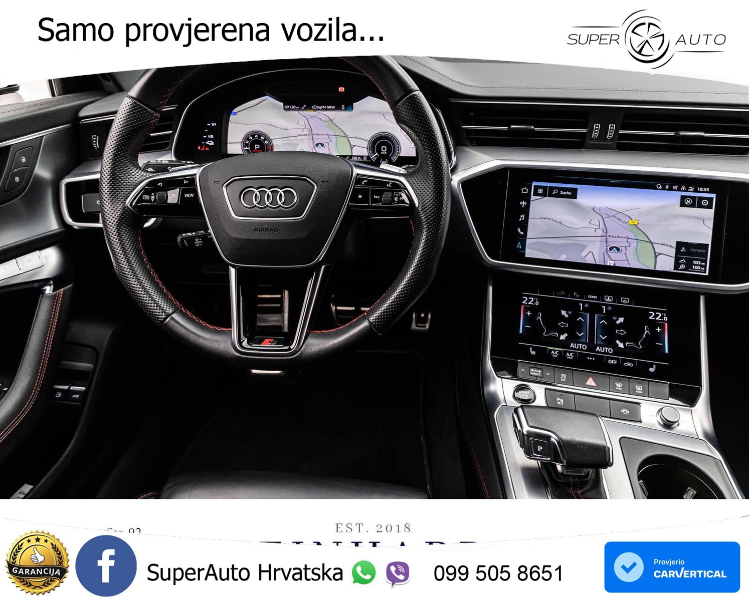 Audi A6 55 TFSIe (367 KS) quattro ultra S tronic 2x S line MATRIX+GR SJED+KAM