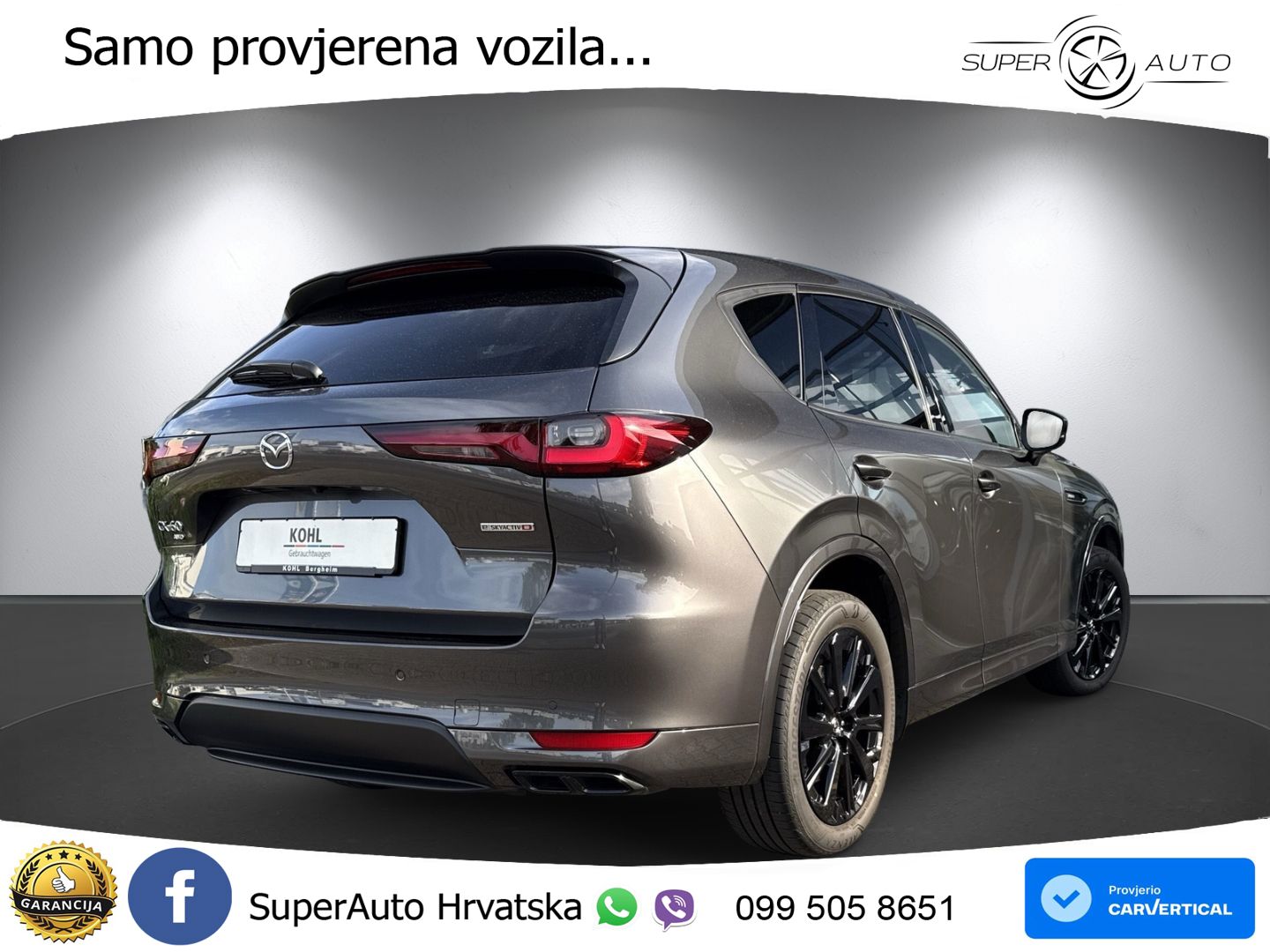 Mazda CX-60 3.3 e-Skyactiv D (254 KS) AWD Automatic MATRIX+GR SJED+KAM