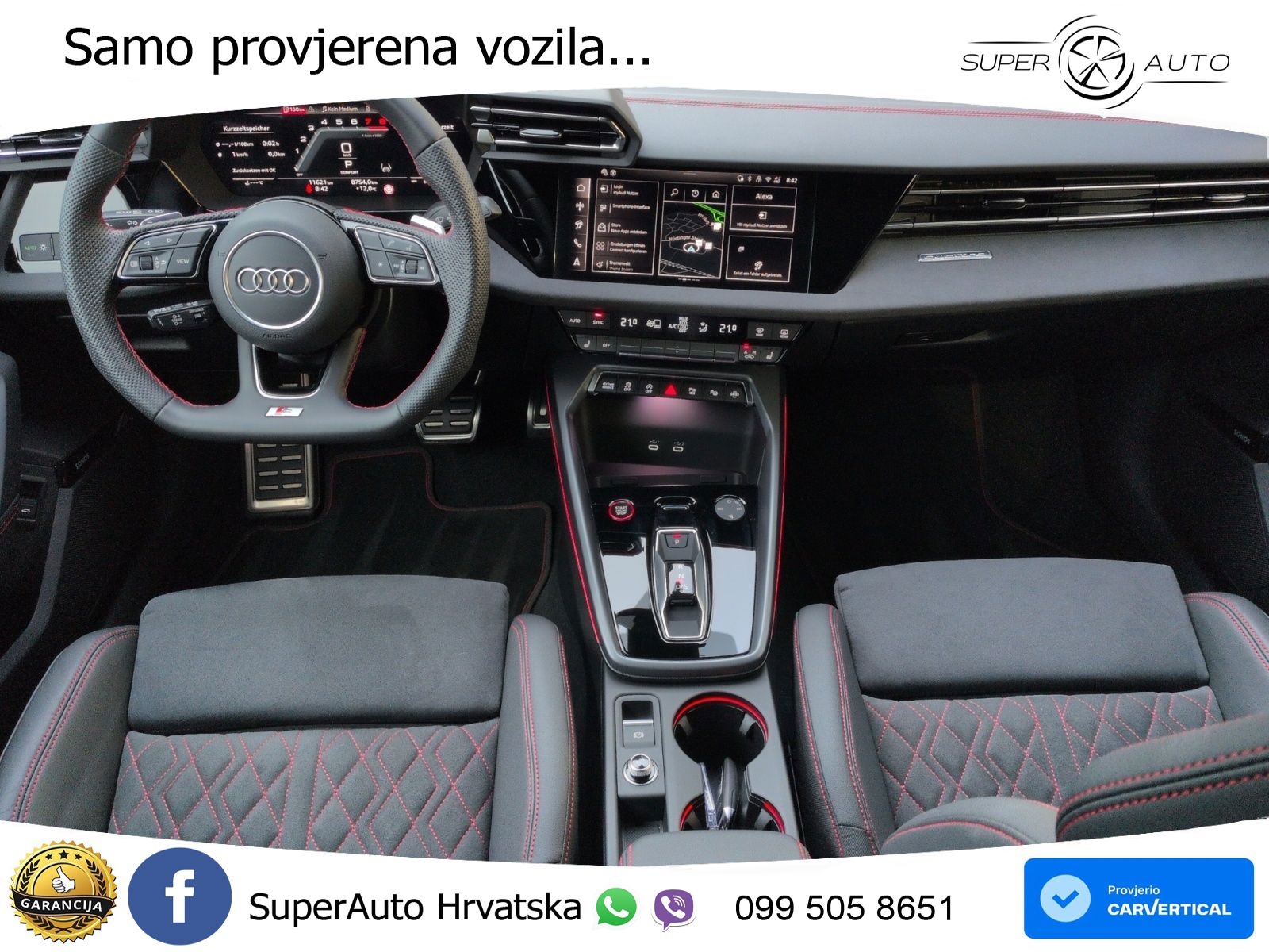 Audi S3 2.0 TFSI (333 KS) quattro S tronic MATRIX+GR SJED+KAM
