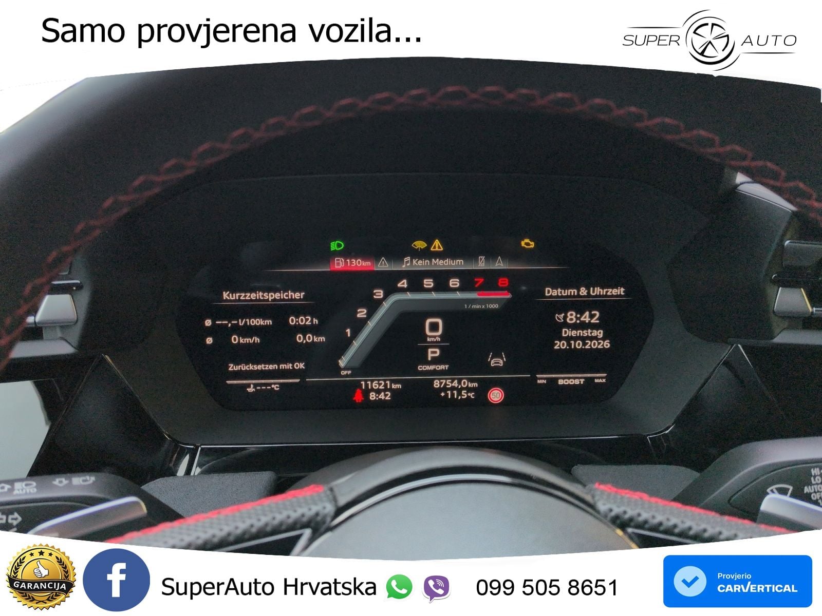 Audi S3 2.0 TFSI (333 KS) quattro S tronic MATRIX+GR SJED+KAM